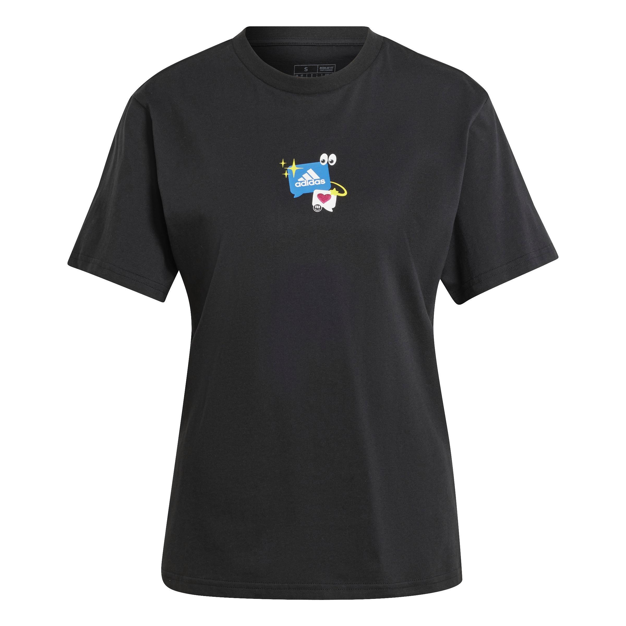 Remoji Graphic T-Shirt, Black, A901_ONE, large image number 2