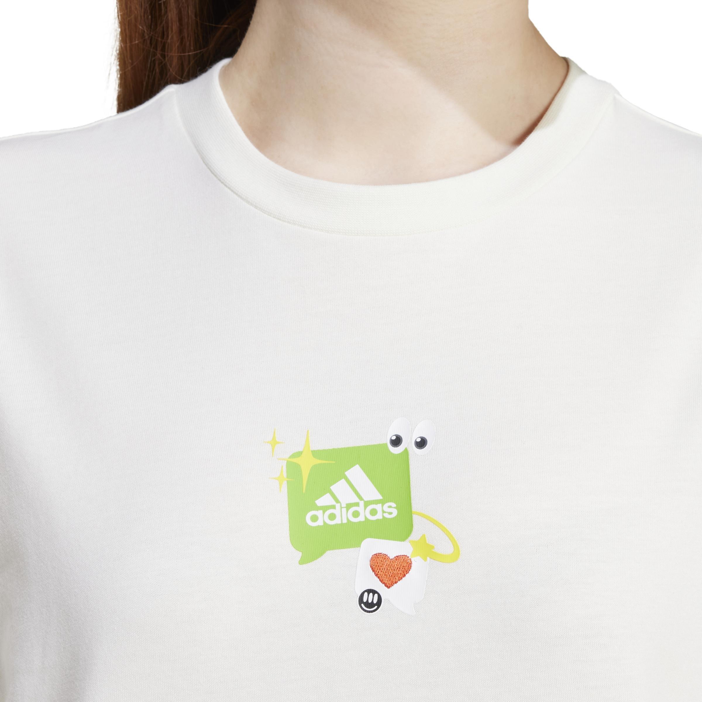 Remoji Graphic T-Shirt, White, A901_ONE, large image number 4