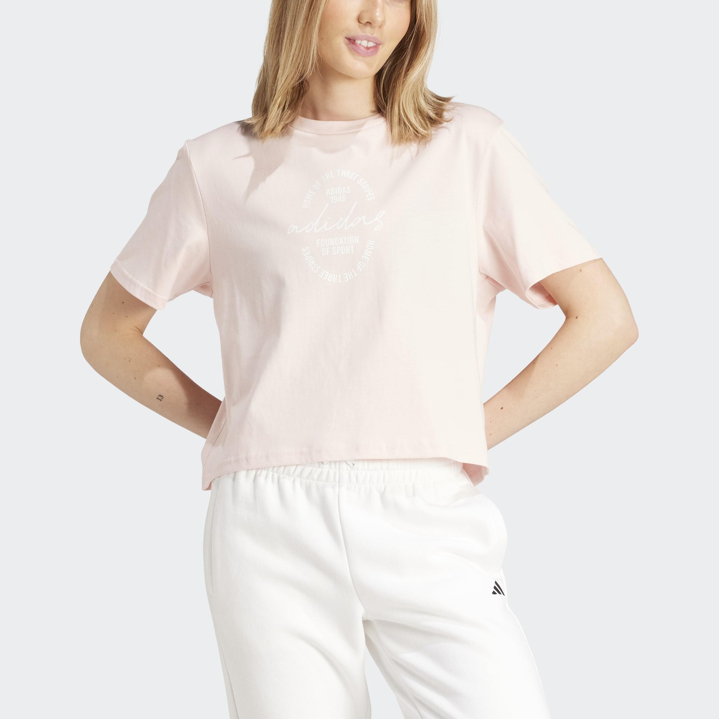 Brand Love Signature Graphic T-Shirt, Pink, A901_ONE, medium