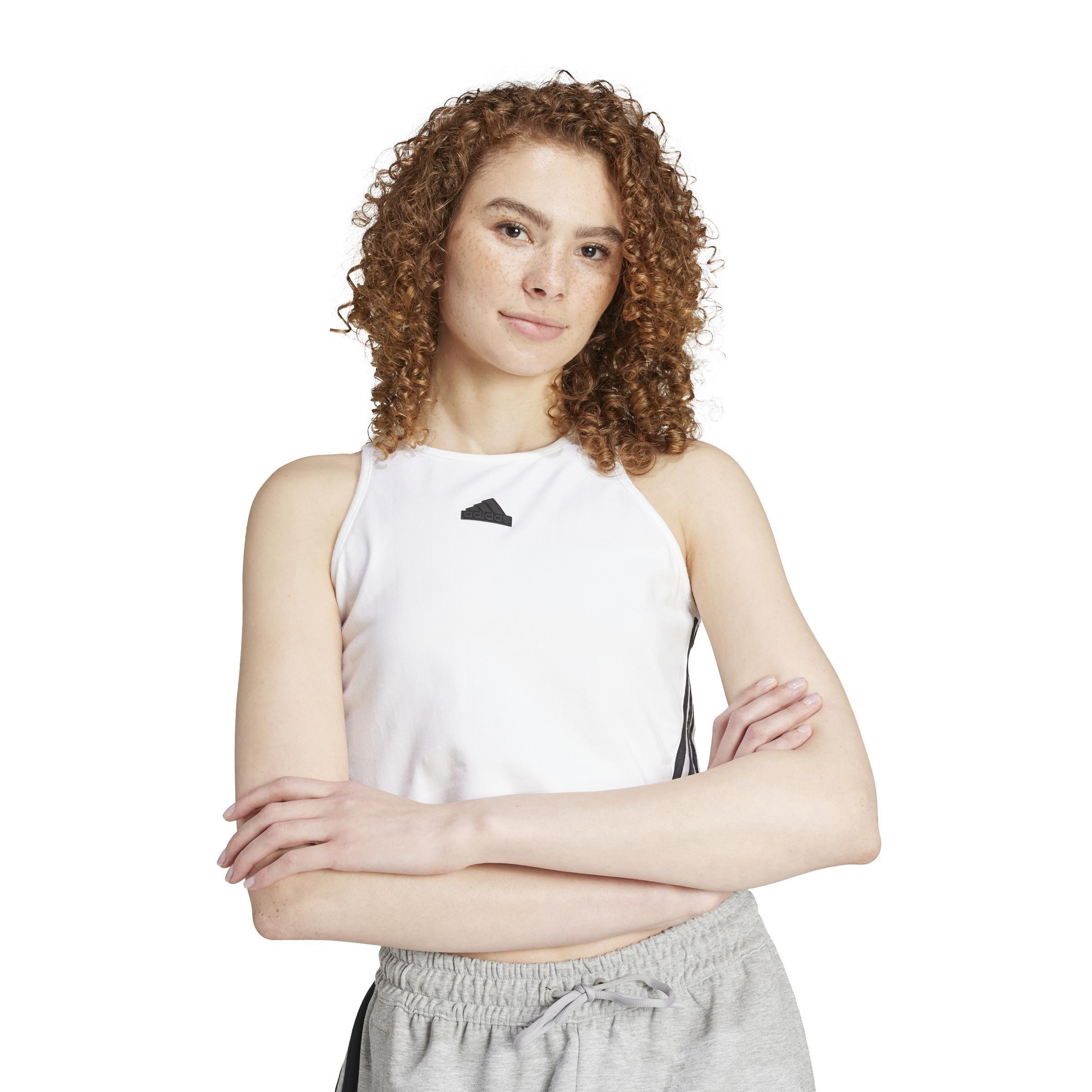 Future Icons 3-Stripes Tank Top, White, , large image number 3