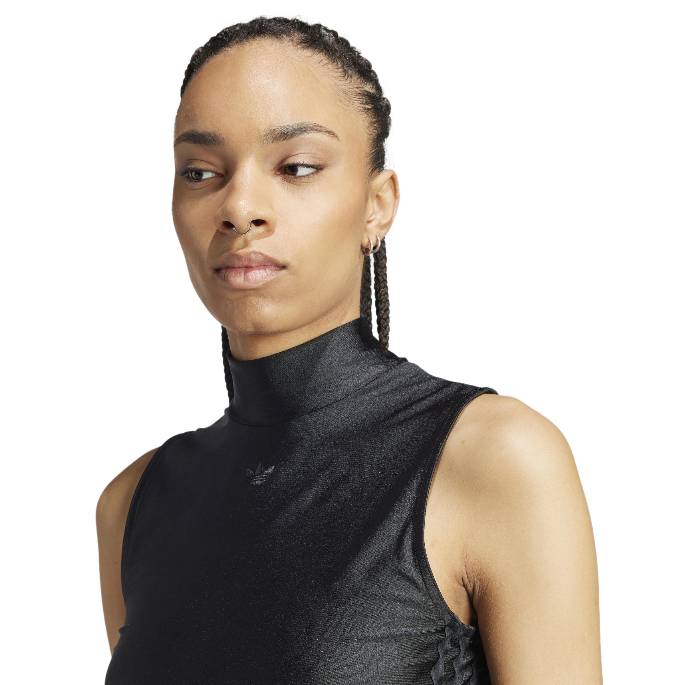 Ruched 3-Stripes Crop Top, Multicolour, A901_ONE, large image number 4