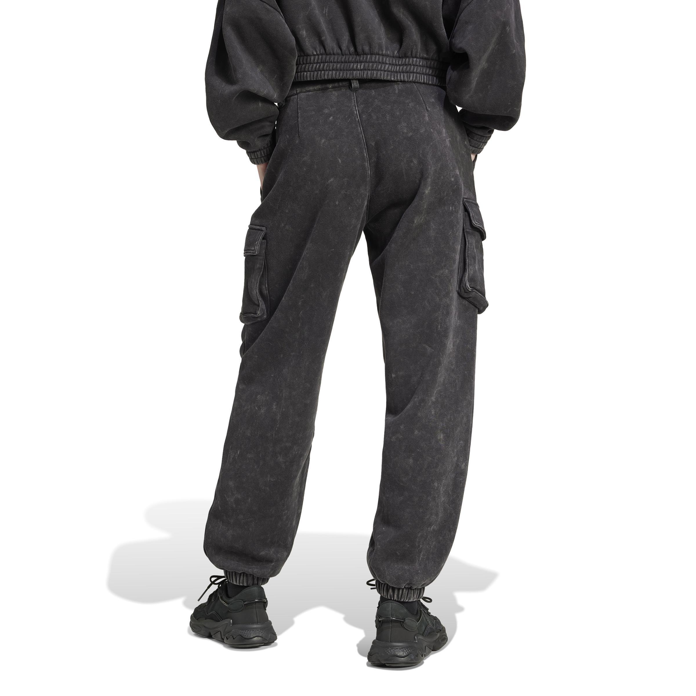 Washed Cargo Joggers, Black, A901_ONE, large image number 2