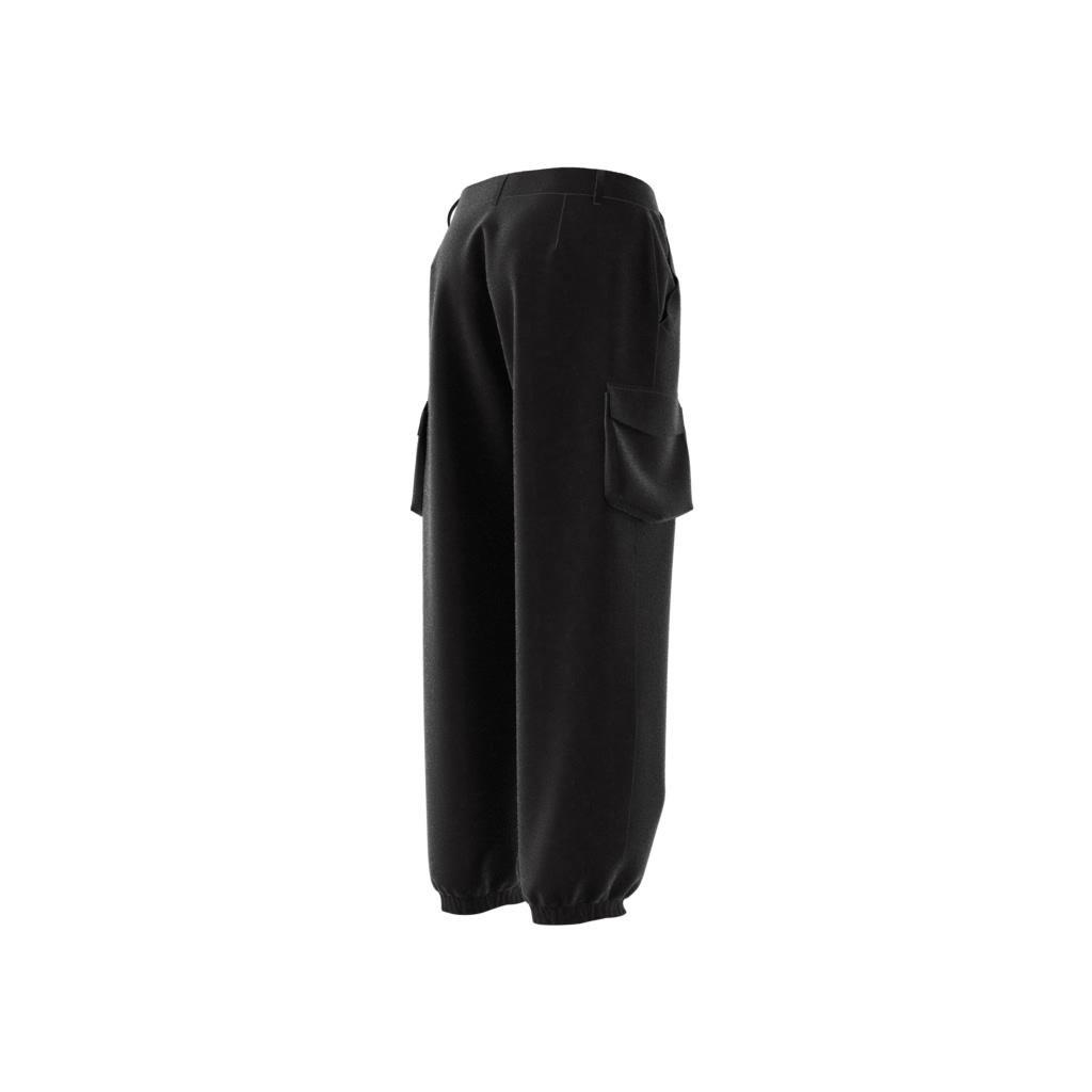 Washed Cargo Joggers, Black, A901_ONE, large image number 10