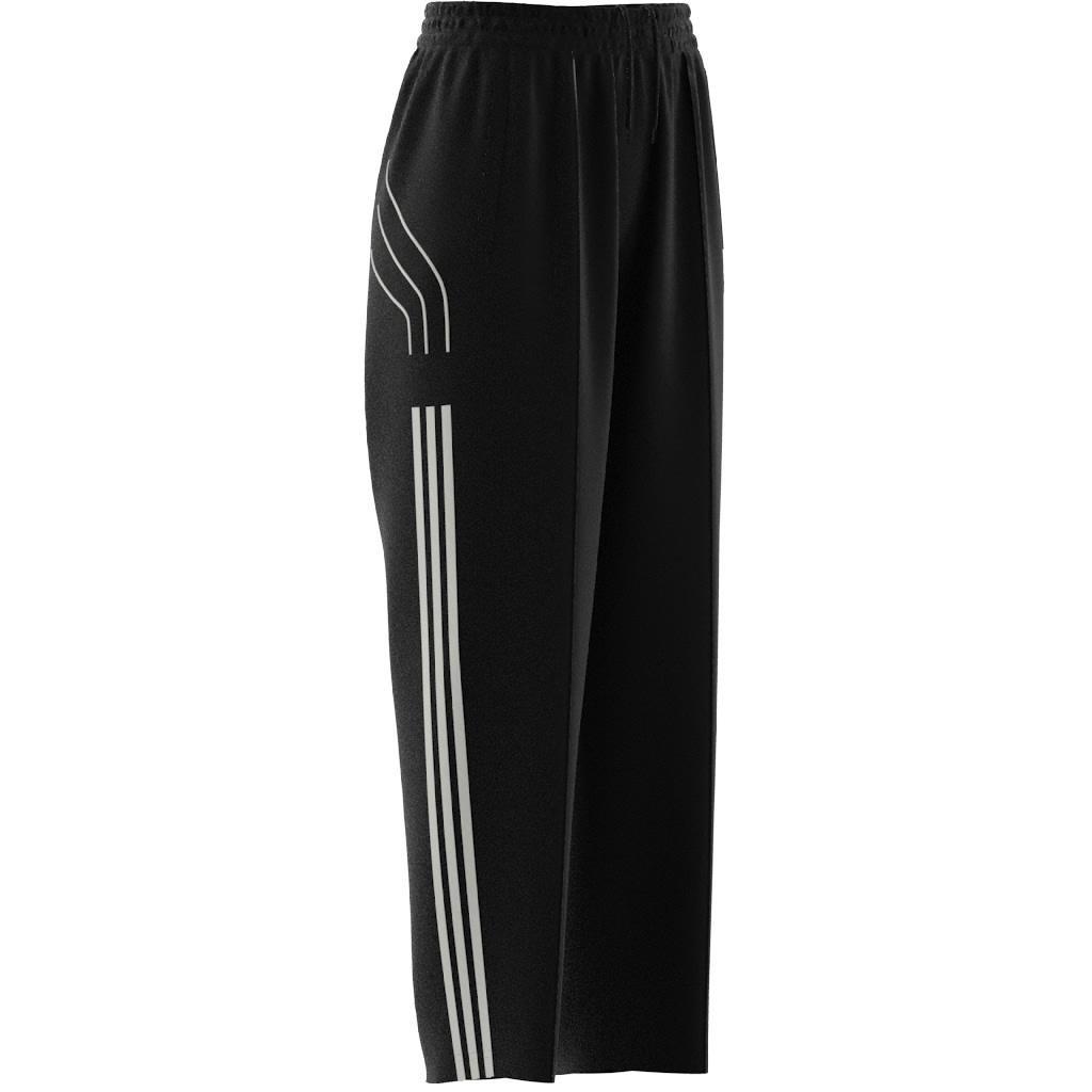 Piping Loose Track Tracksuit Bottoms, Black, A901_ONE, large image number 7
