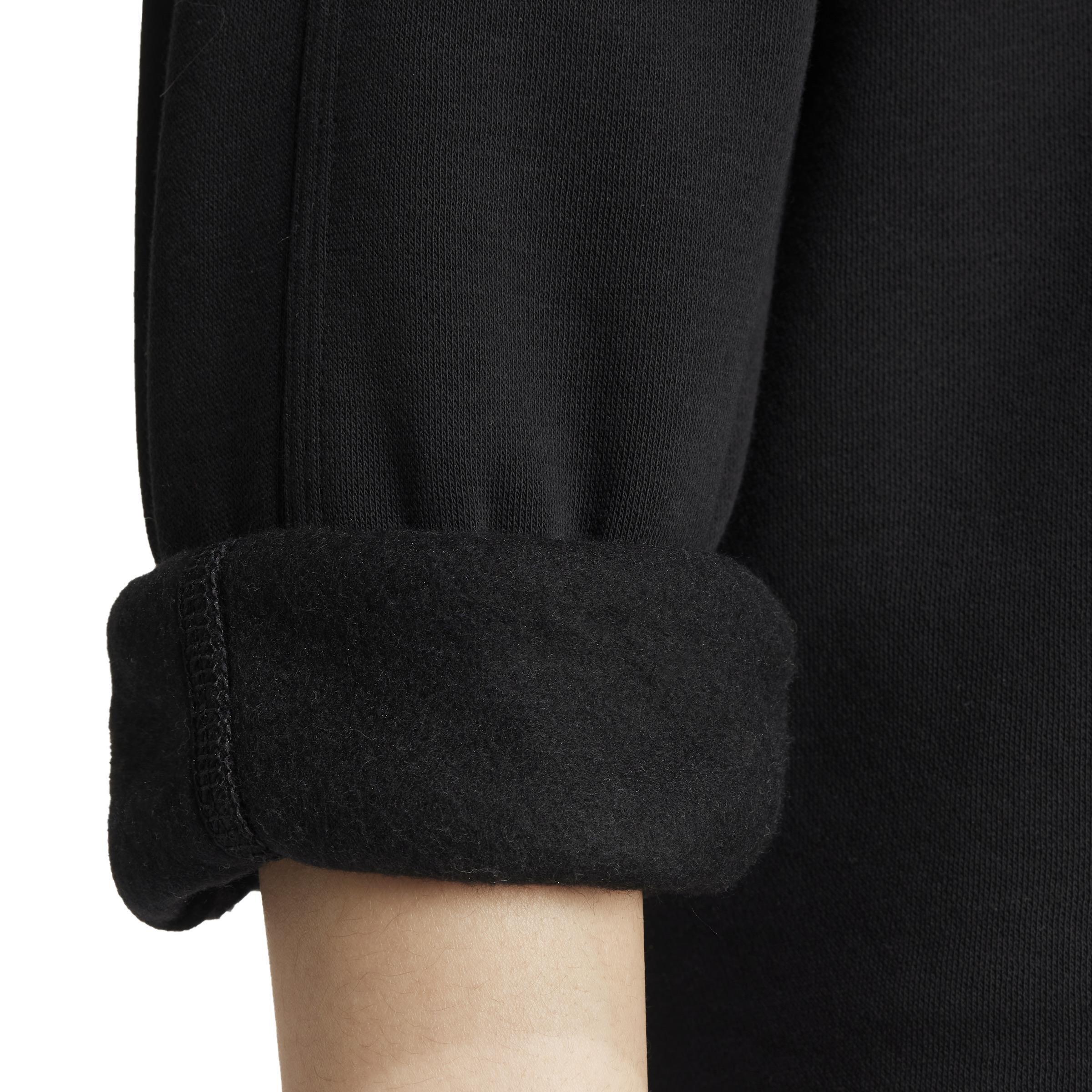 Essentials Loose Fleece Hoodie, Black, A901_ONE, large image number 4