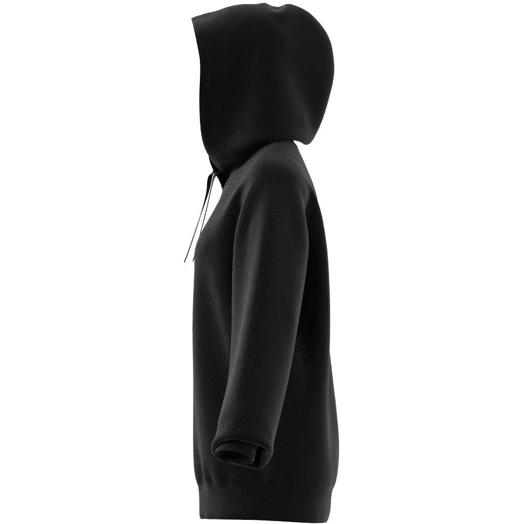Essentials Loose Fleece Hoodie, Black, A901_ONE, large image number 6