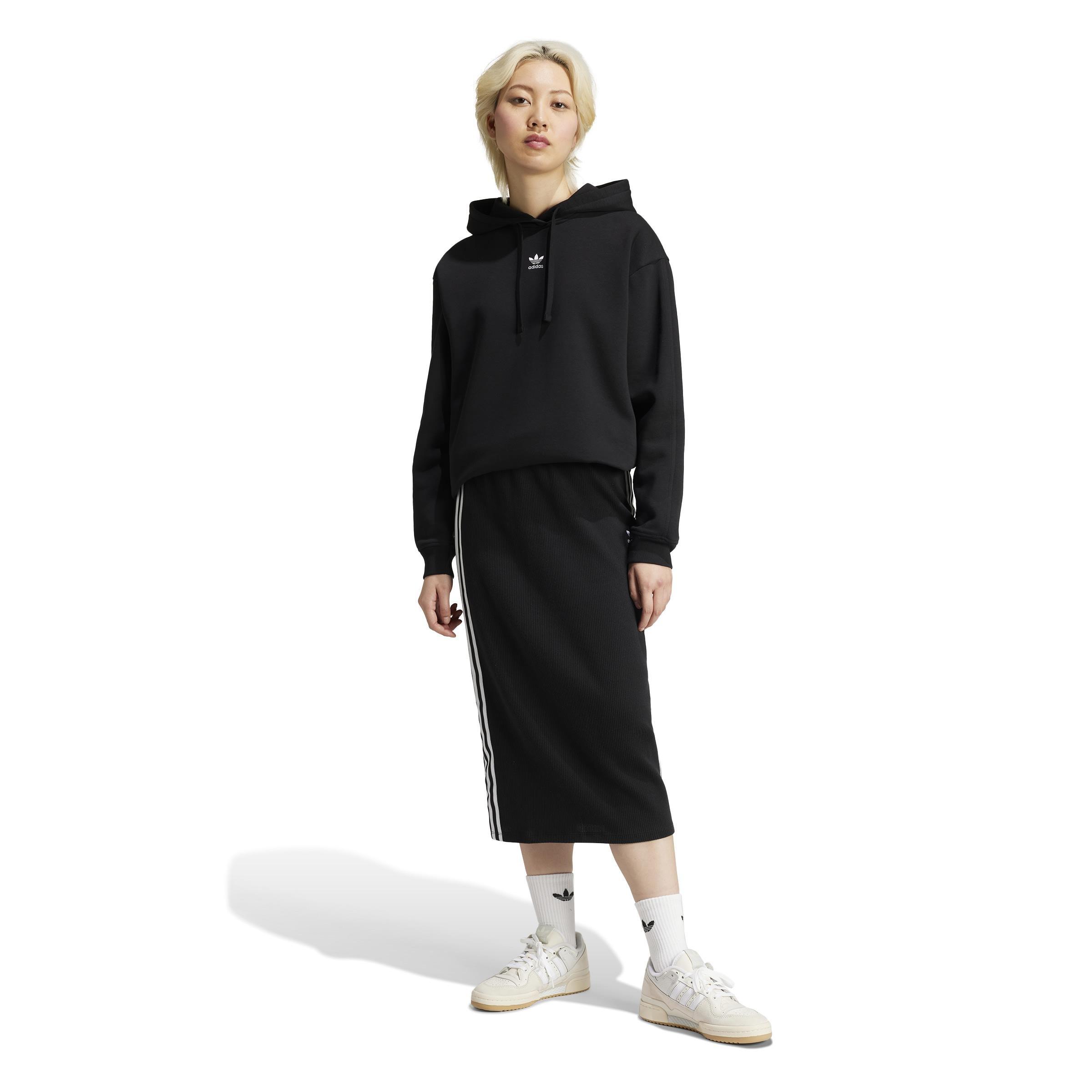 Essentials Loose Fleece Hoodie, Black, A901_ONE, large image number 7