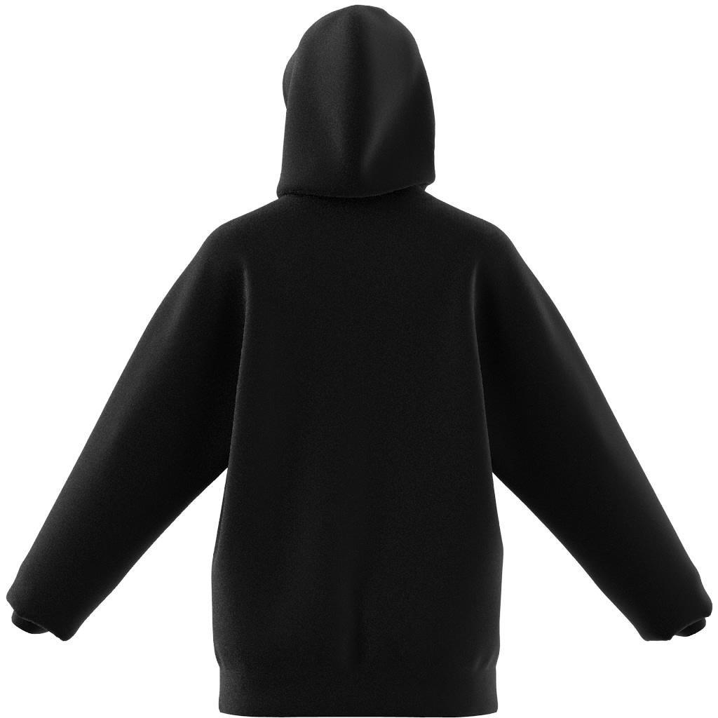Essentials Loose Fleece Hoodie, Black, , large image number 9