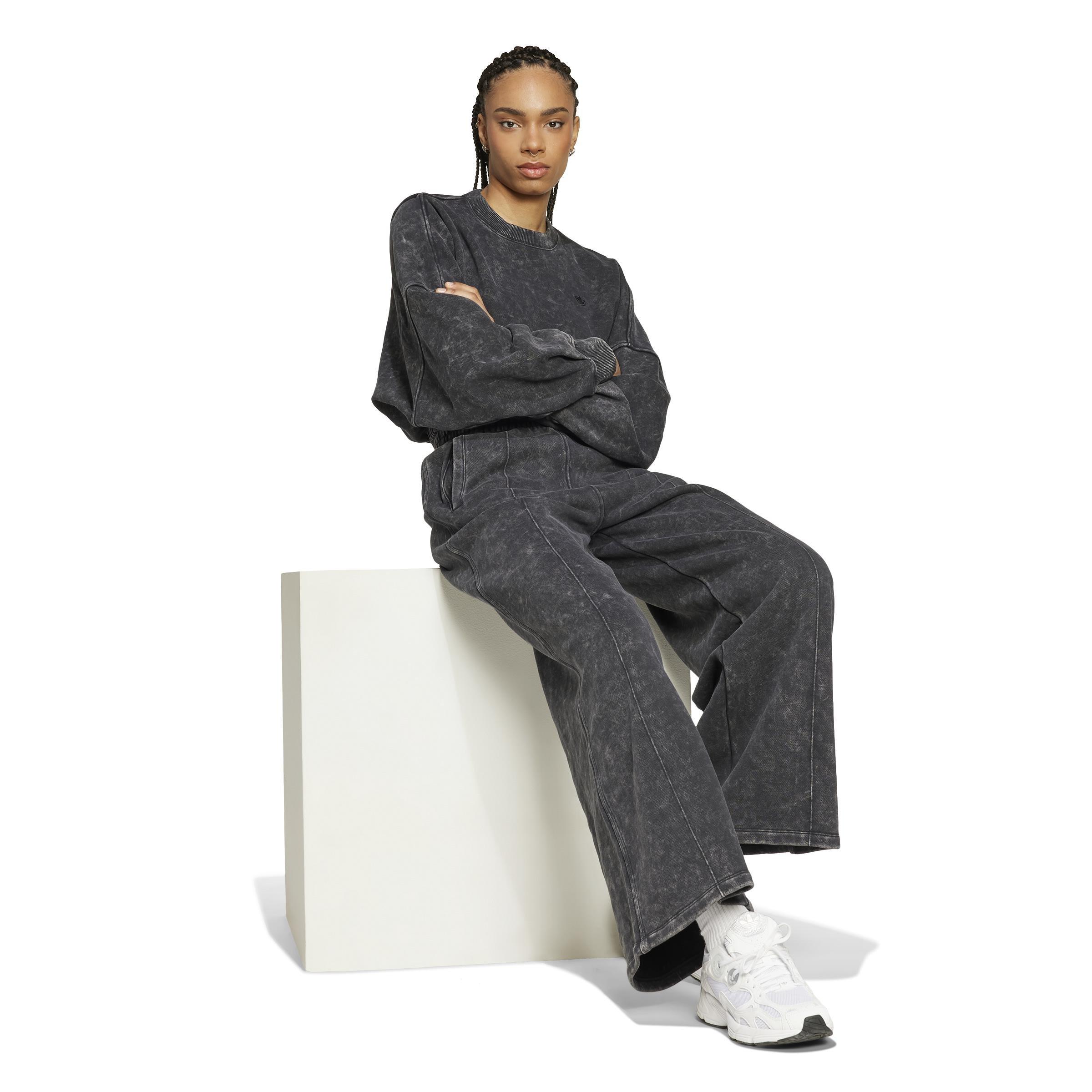 Premium Essentials Washed Loose Joggers, Black, A901_ONE, large image number 7