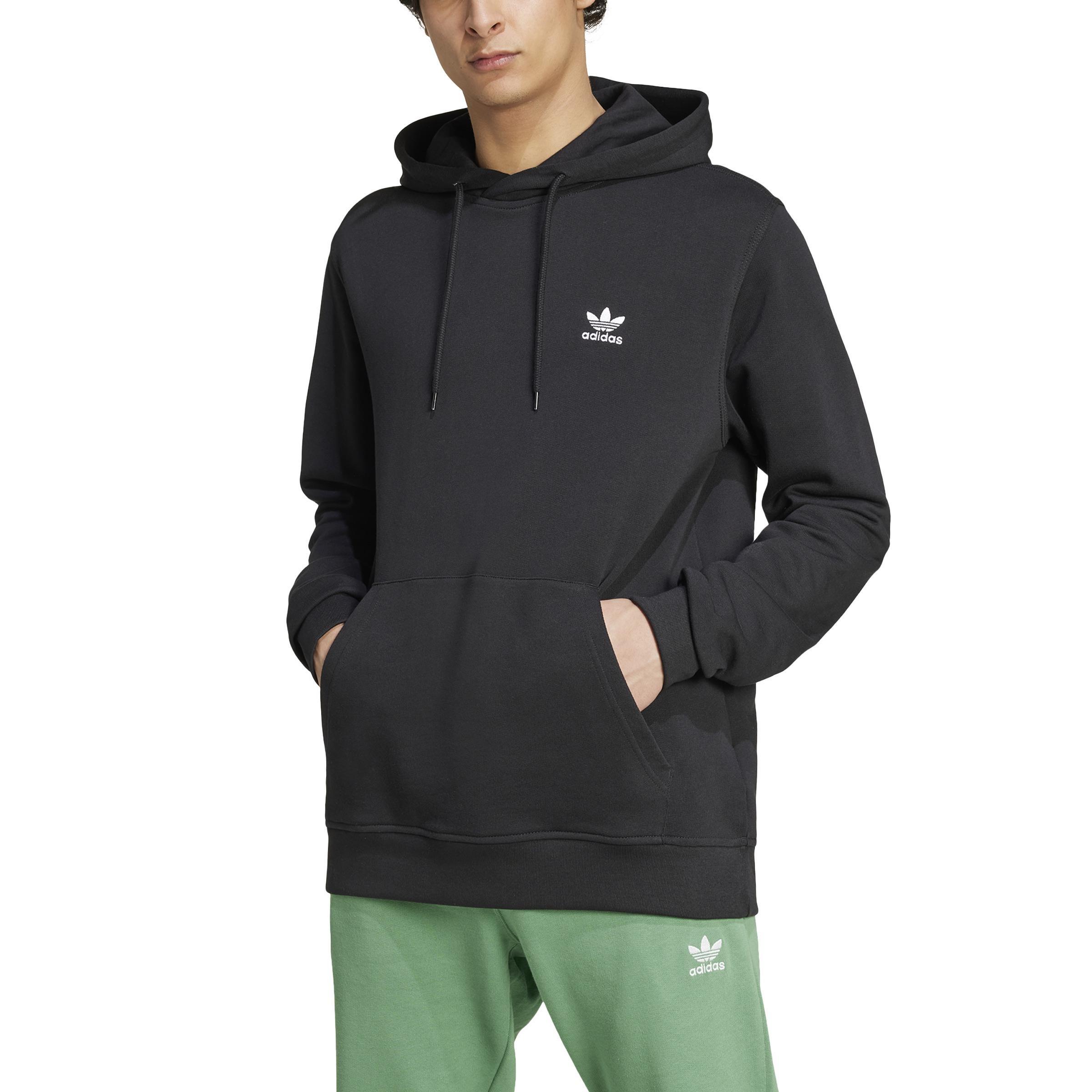 Trefoil Essentials Hoodie, Black, , large image number 0