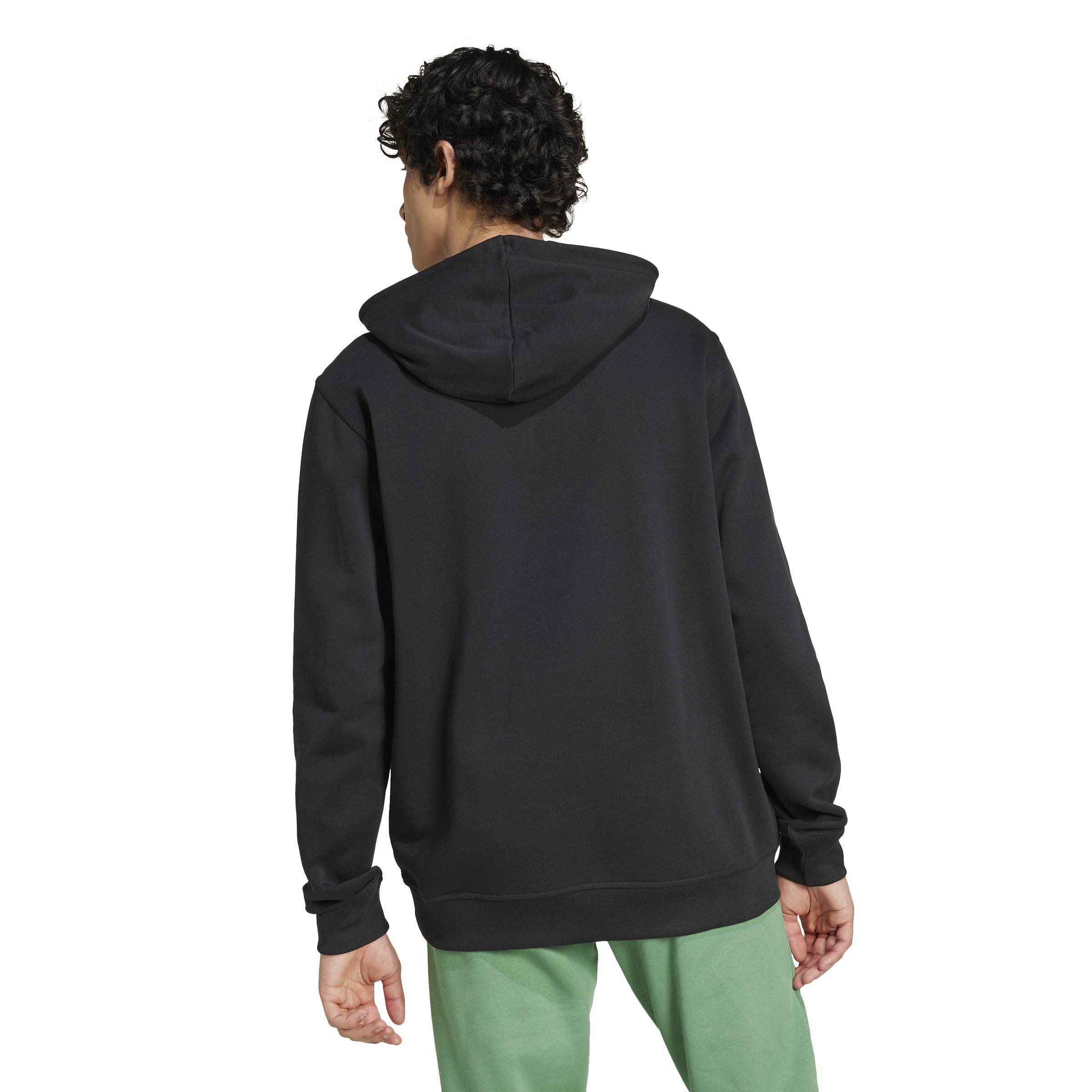 Trefoil Essentials Hoodie, Black, , large image number 2