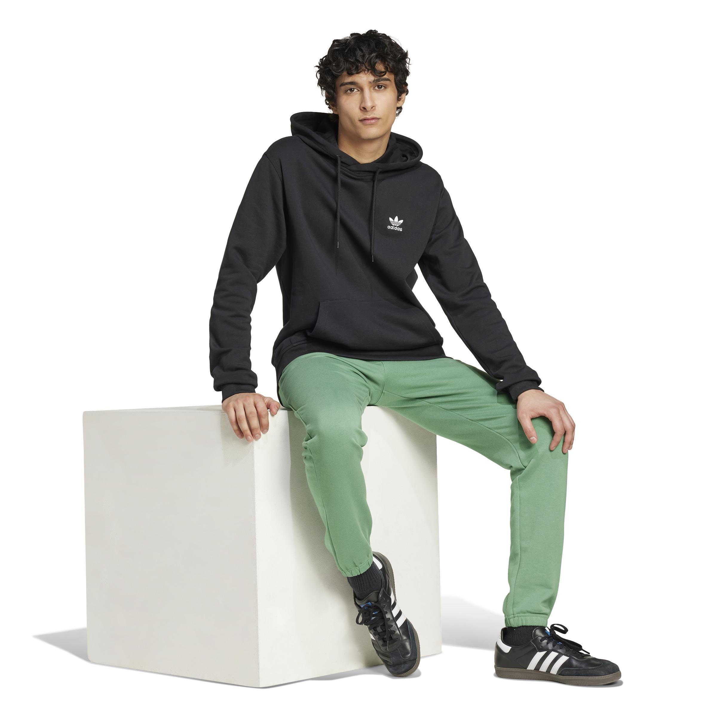 Trefoil Essentials Hoodie, Black, , large image number 6