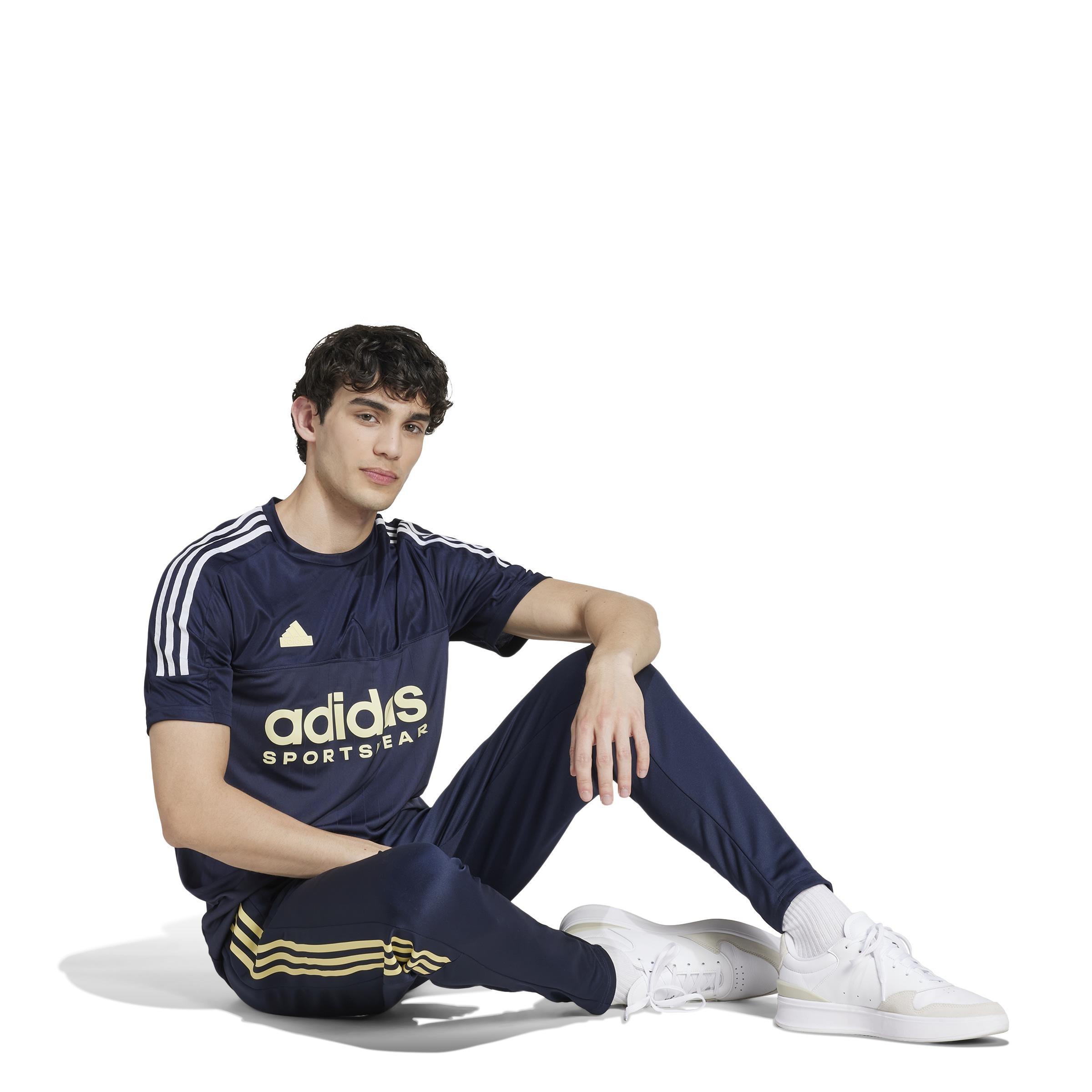 Tiro Wordmark Tracksuit Bottoms, Blue, , large image number 5