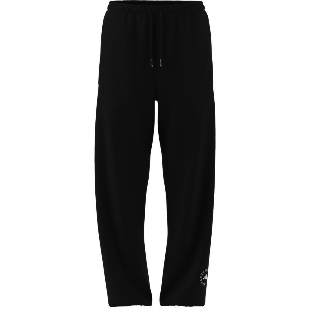 adidas by Stella McCartney Loose Sweat Tracksuit Bottoms, Black, A901_ONE, large image number 10
