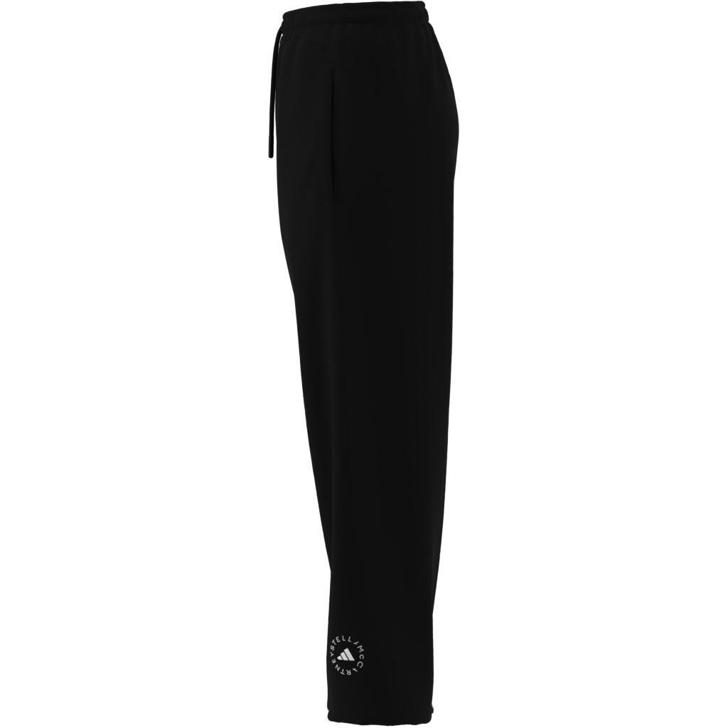 adidas by Stella McCartney Loose Sweat Tracksuit Bottoms, Black, A901_ONE, large image number 13