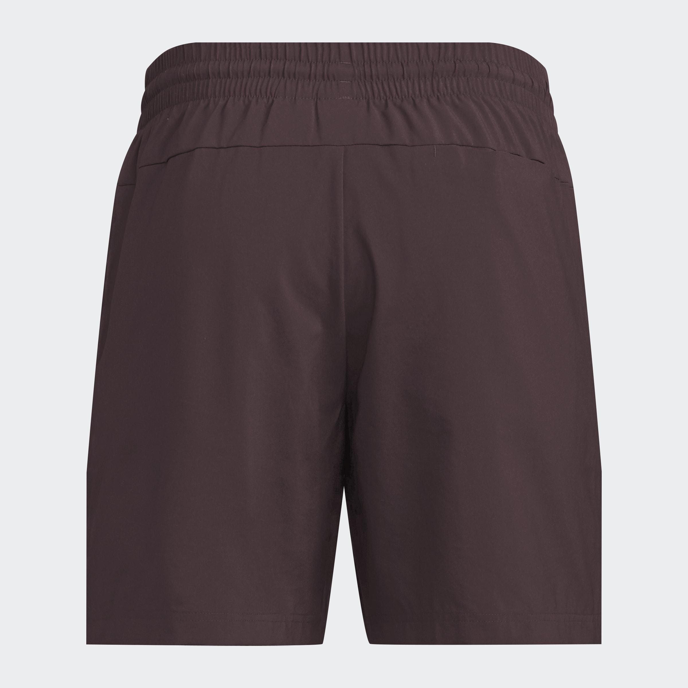 AEROREADY Essentials Chelsea Small Logo Shorts, Brown