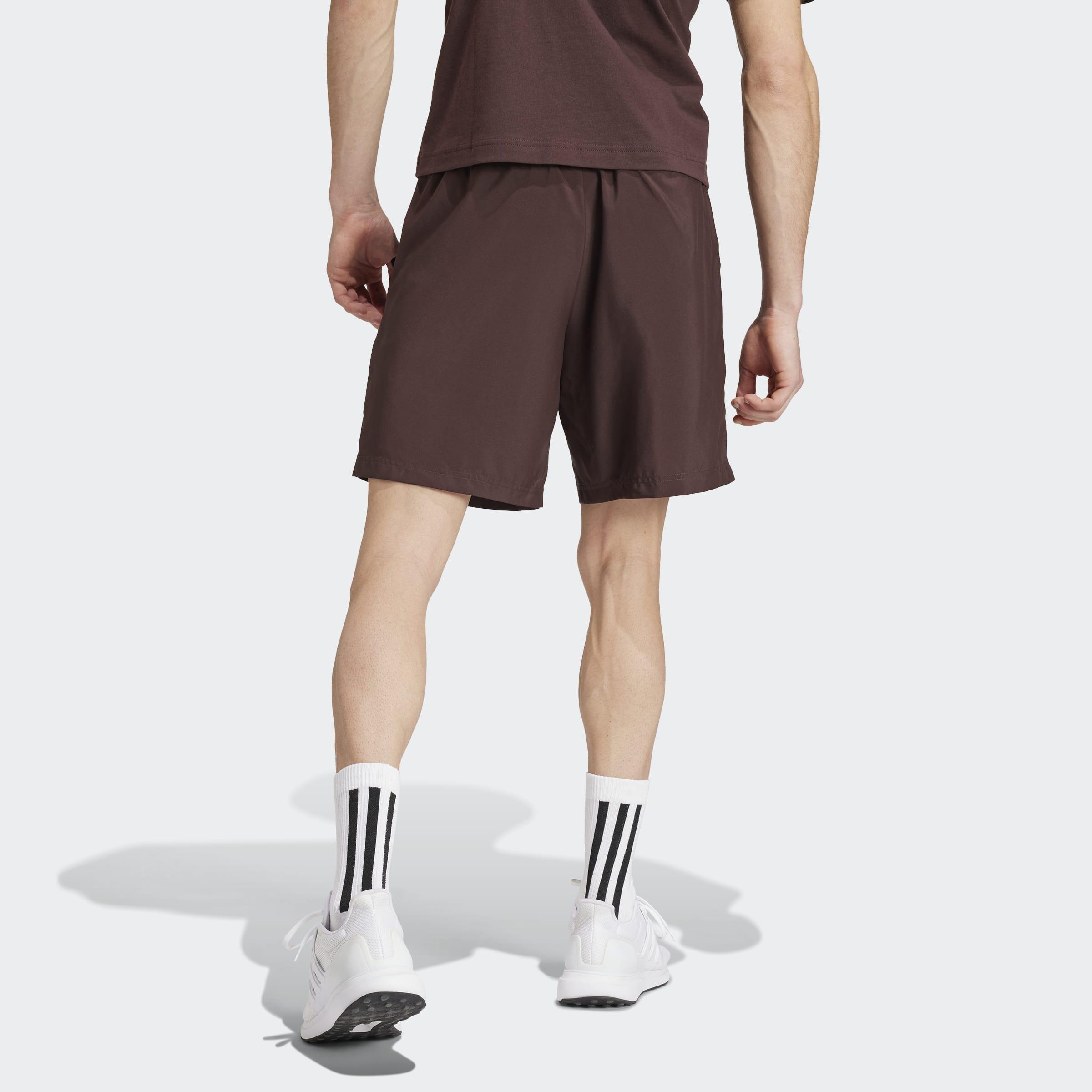 AEROREADY Essentials Chelsea Small Logo Shorts, Brown, A901_ONE, large image number 2