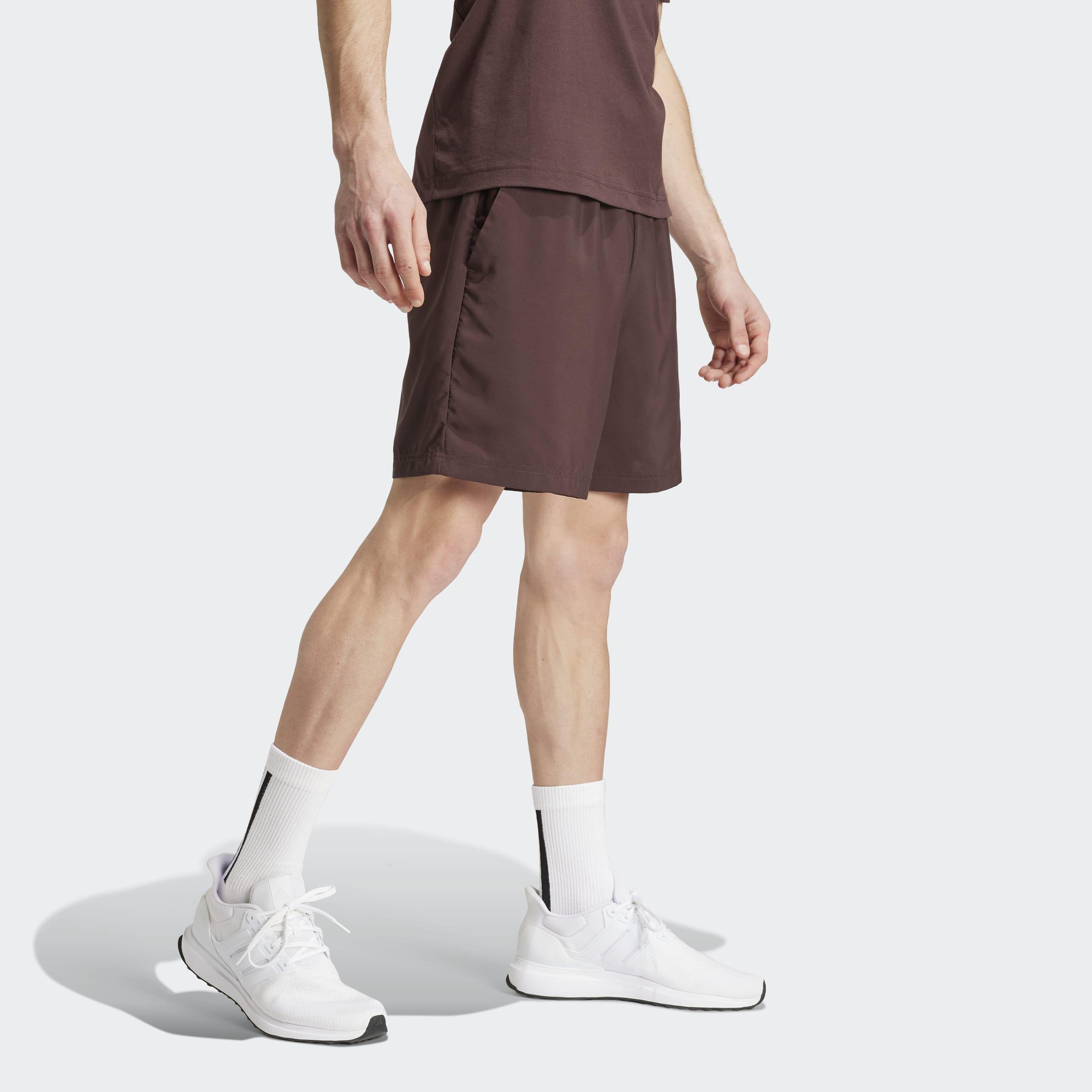 AEROREADY Essentials Chelsea Small Logo Shorts, Brown, A901_ONE, large image number 6