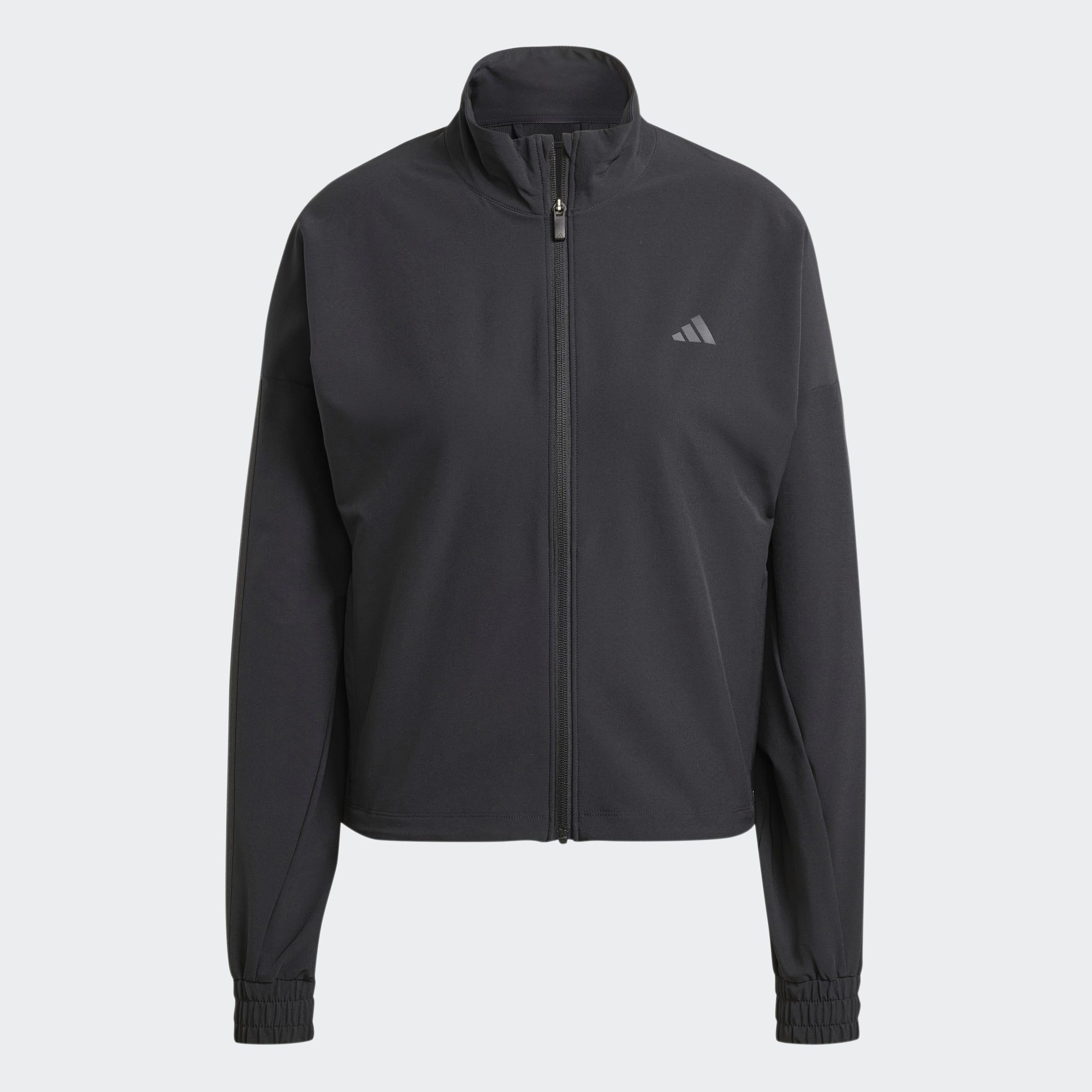 Pacer All Gym Tonal 3-Stripes Woven Jacket, Black, A901_ONE, large image number 4