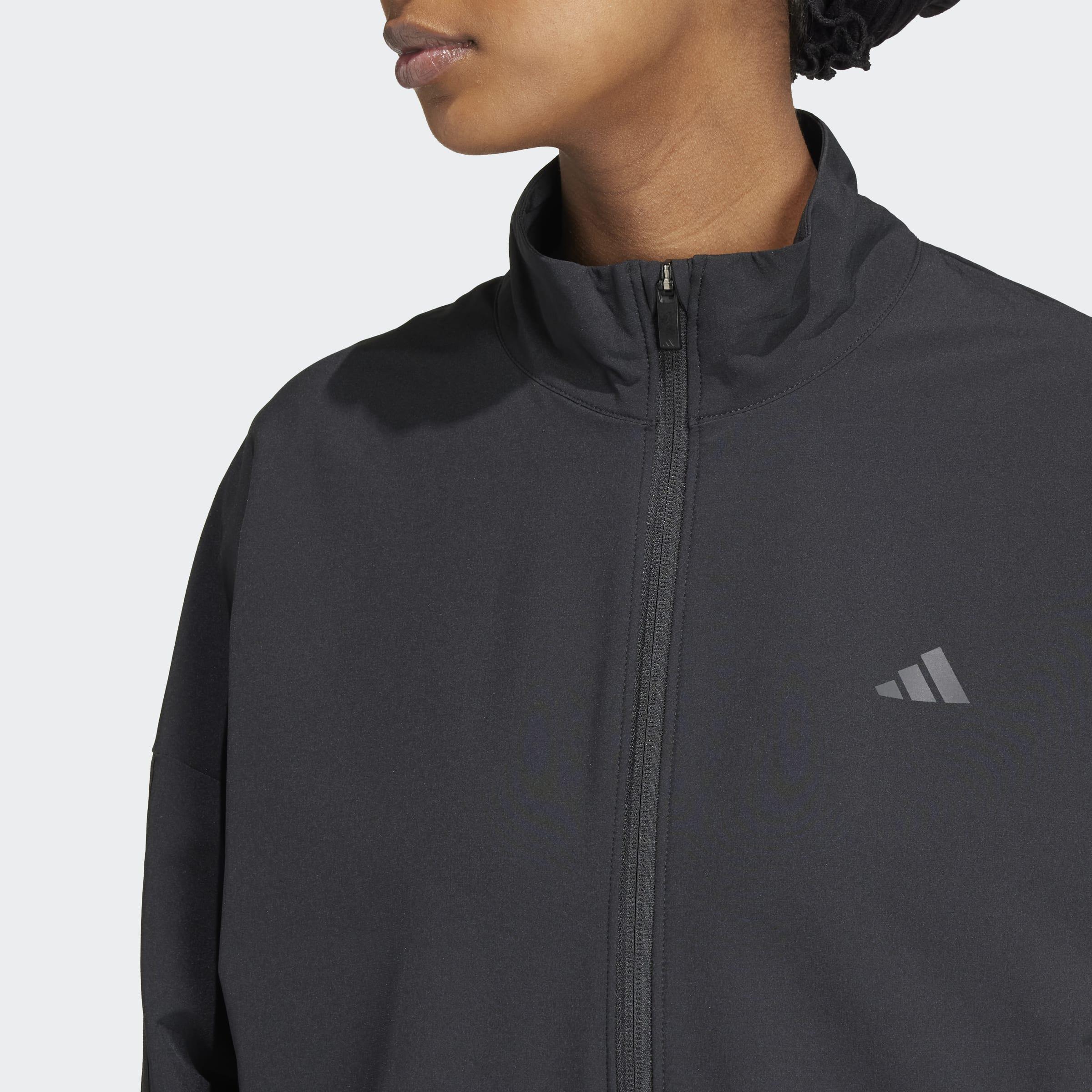 Pacer All Gym Tonal 3-Stripes Woven Jacket, Black, A901_ONE, large image number 9