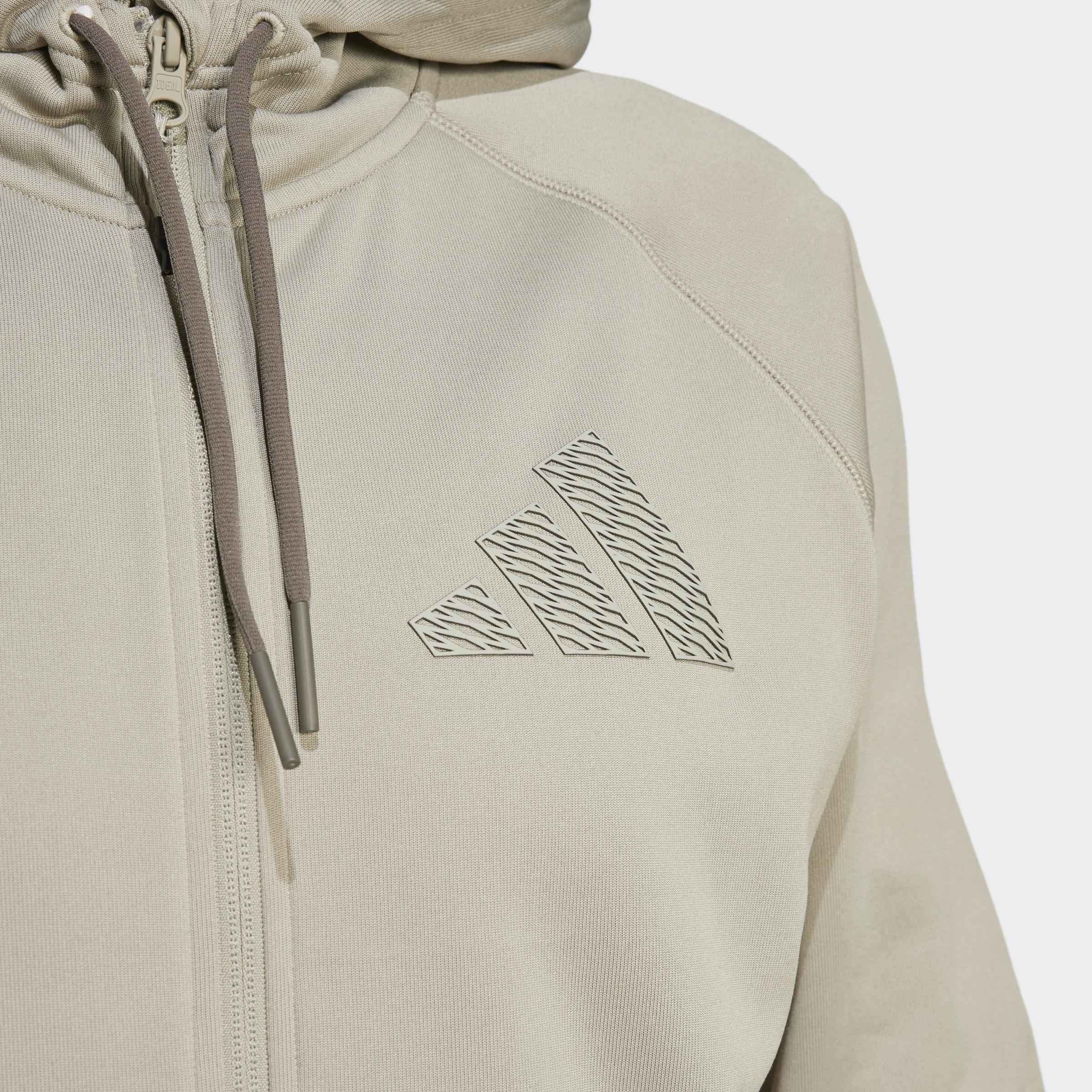 Game and Go Training Full-Zip Hoodie, Green, A901_ONE, large image number 3