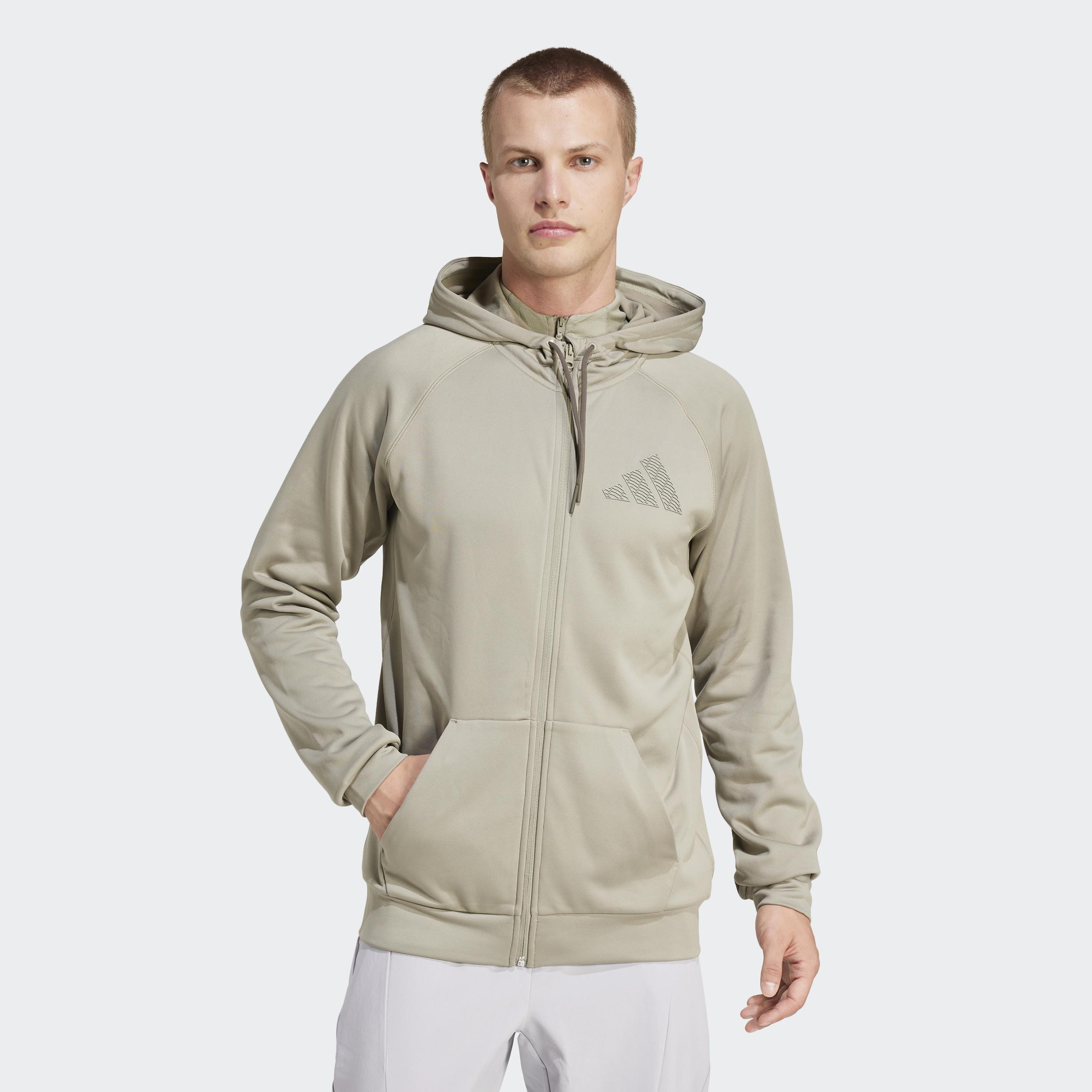 Game and Go Training Full-Zip Hoodie, Green, A901_ONE, large image number 5