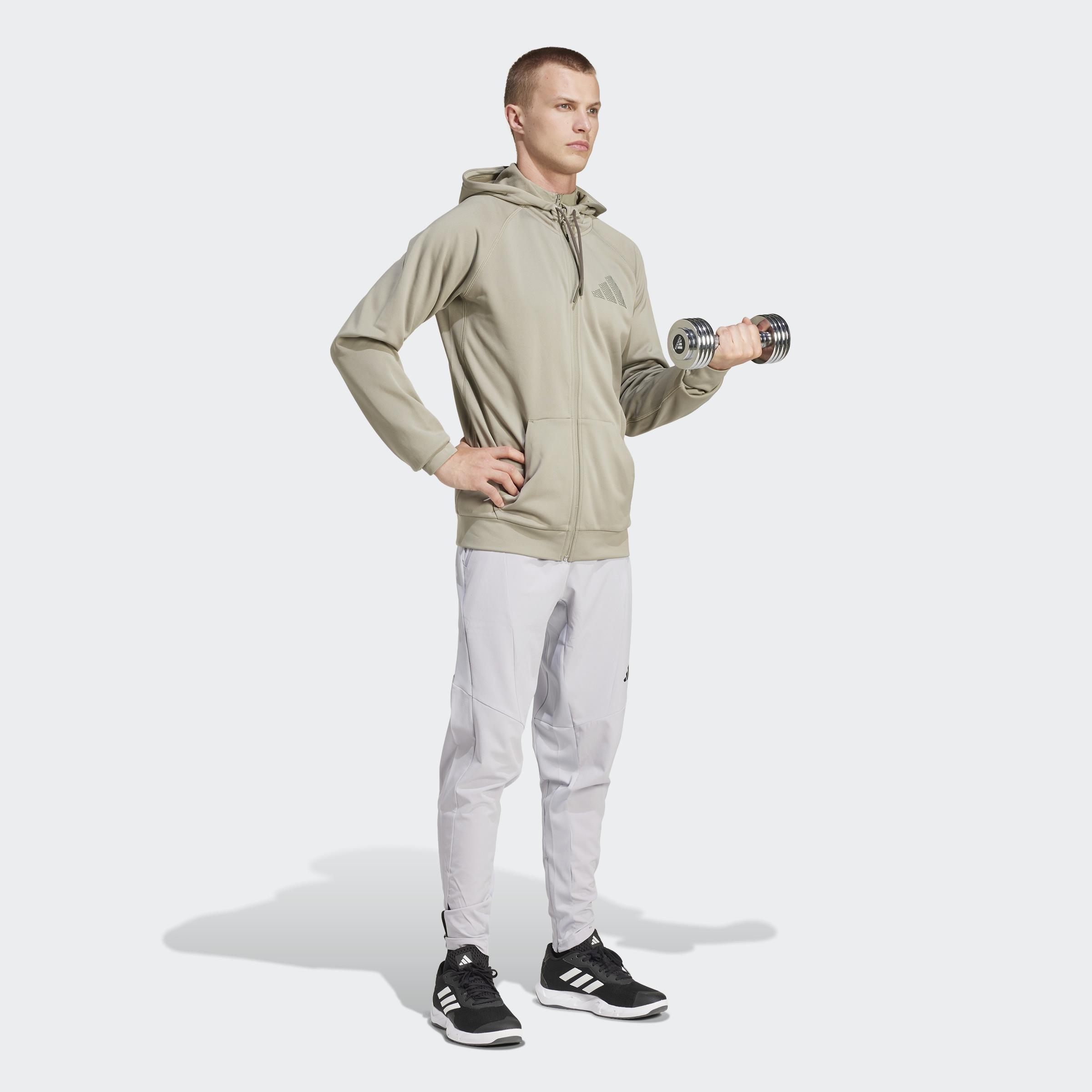 Game and Go Training Full-Zip Hoodie, Green, A901_ONE, large image number 6