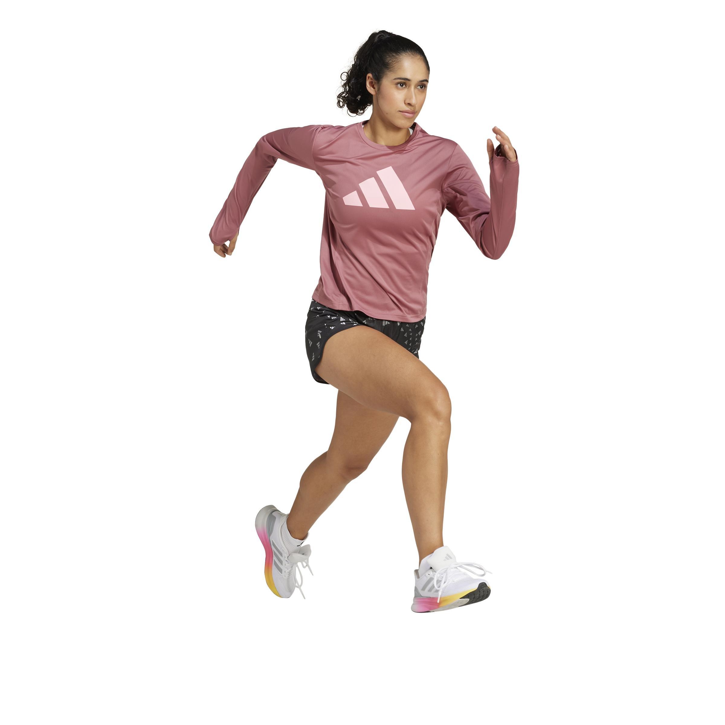 Run It Long Sleeve Long-Sleeve Top, Red, A901_ONE, large image number 7