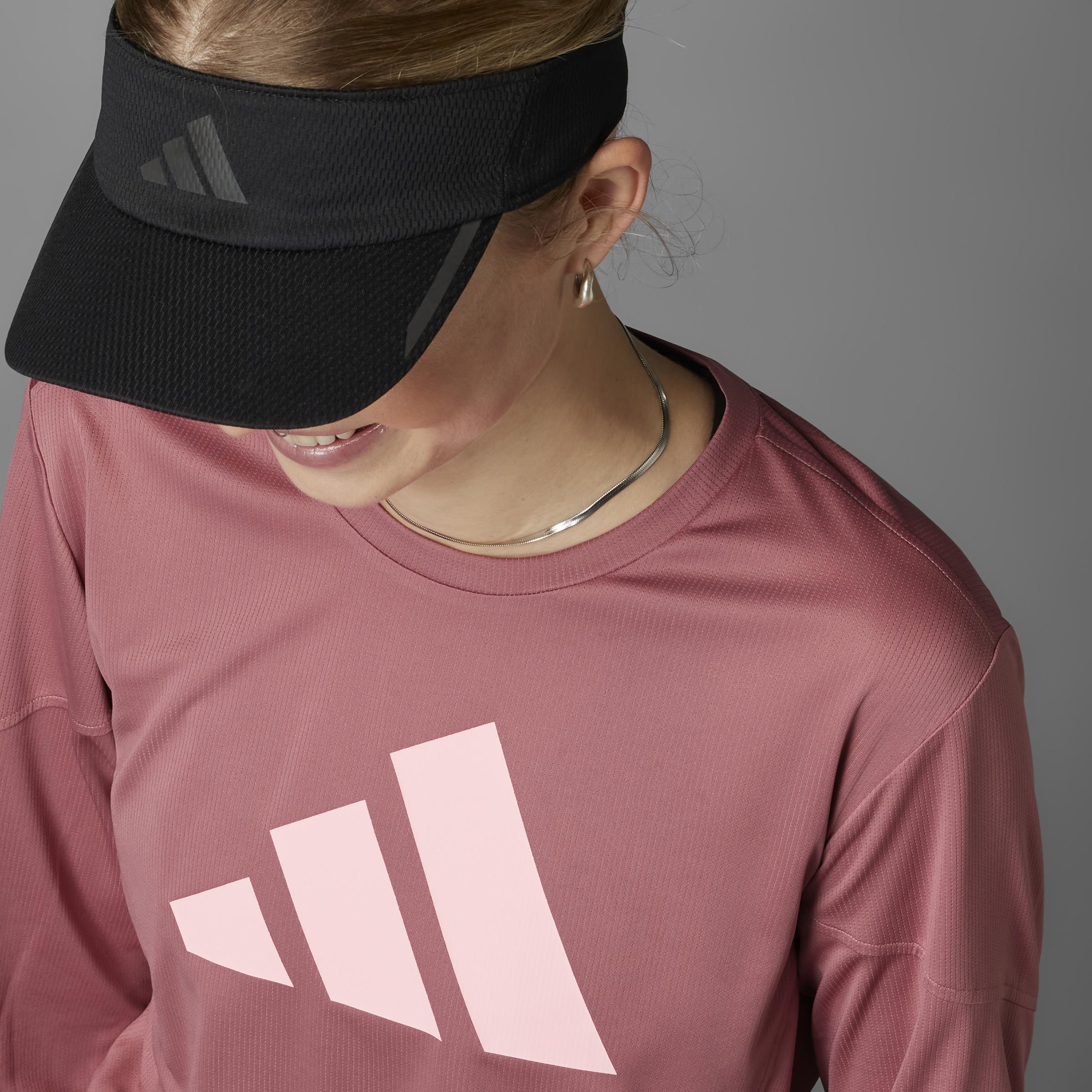 Run It Long Sleeve Long-Sleeve Top, Red, A901_ONE, large image number 8