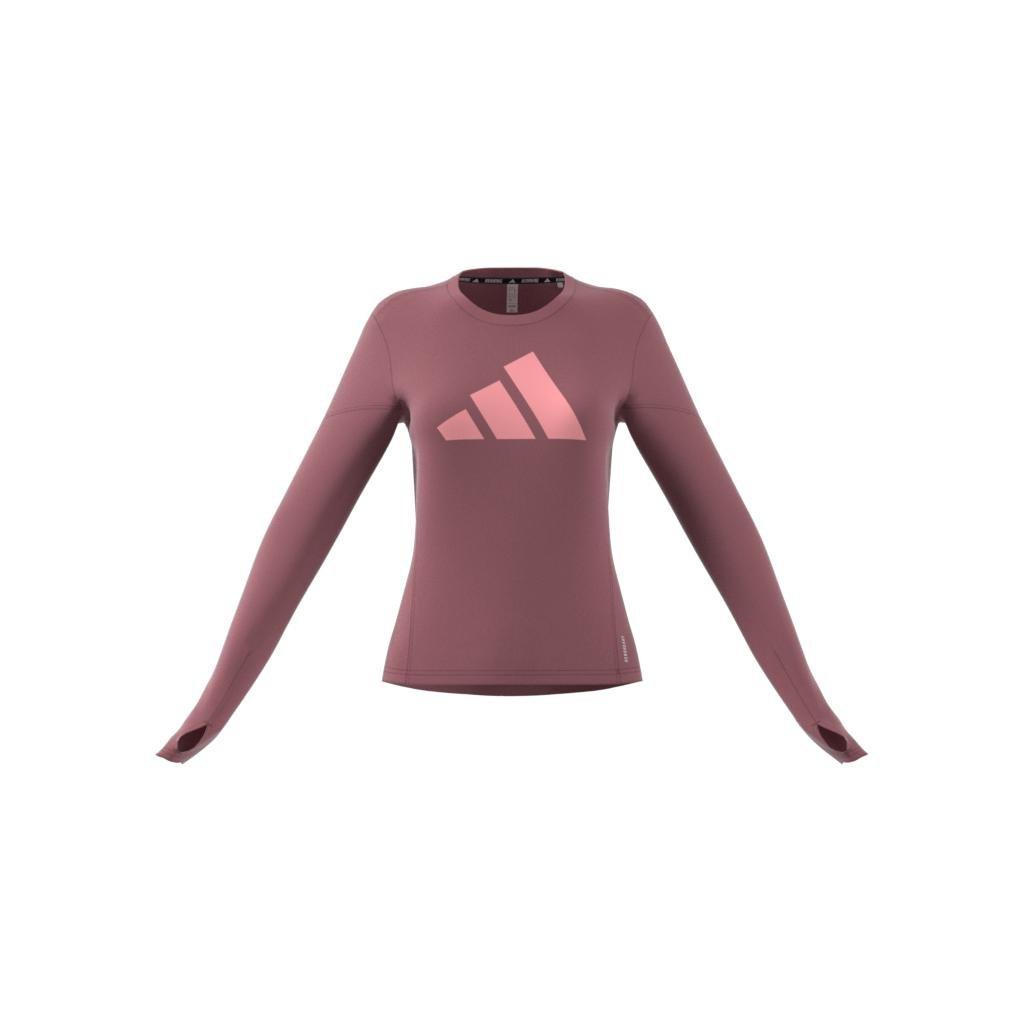 Run It Long Sleeve Long-Sleeve Top, Red, A901_ONE, large image number 11