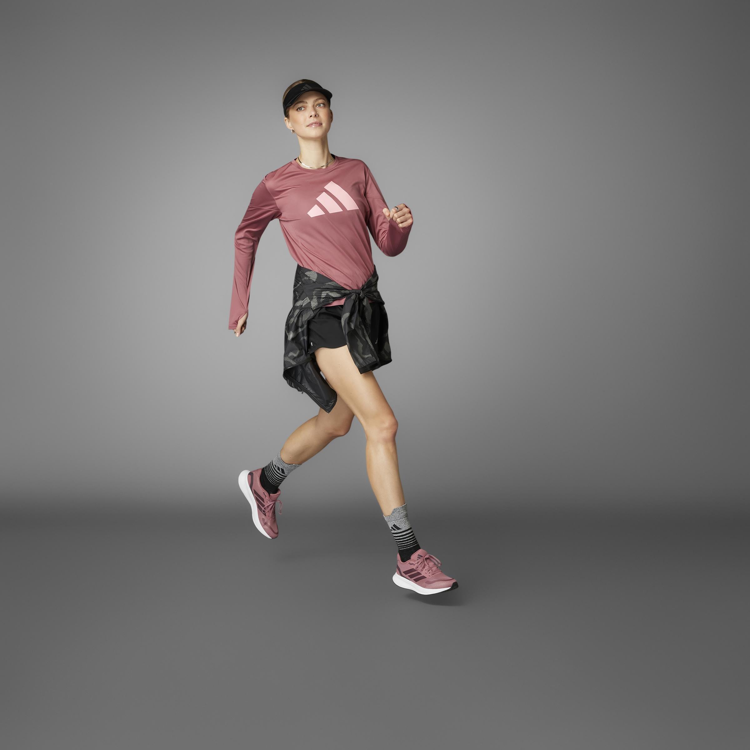 Run It Long Sleeve Long-Sleeve Top, Red, A901_ONE, large image number 13