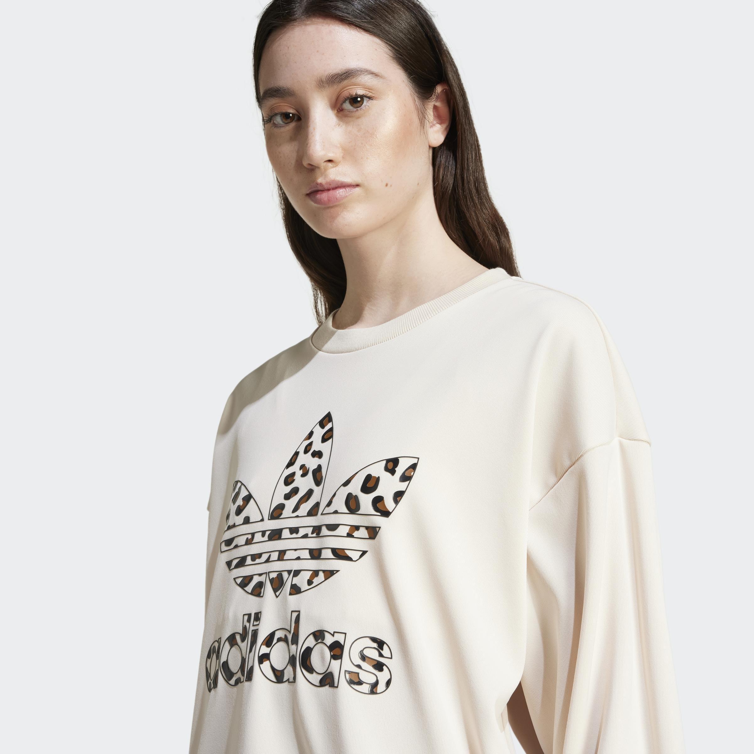 Leopard Sweatshirt, White, A901_ONE, large image number 4