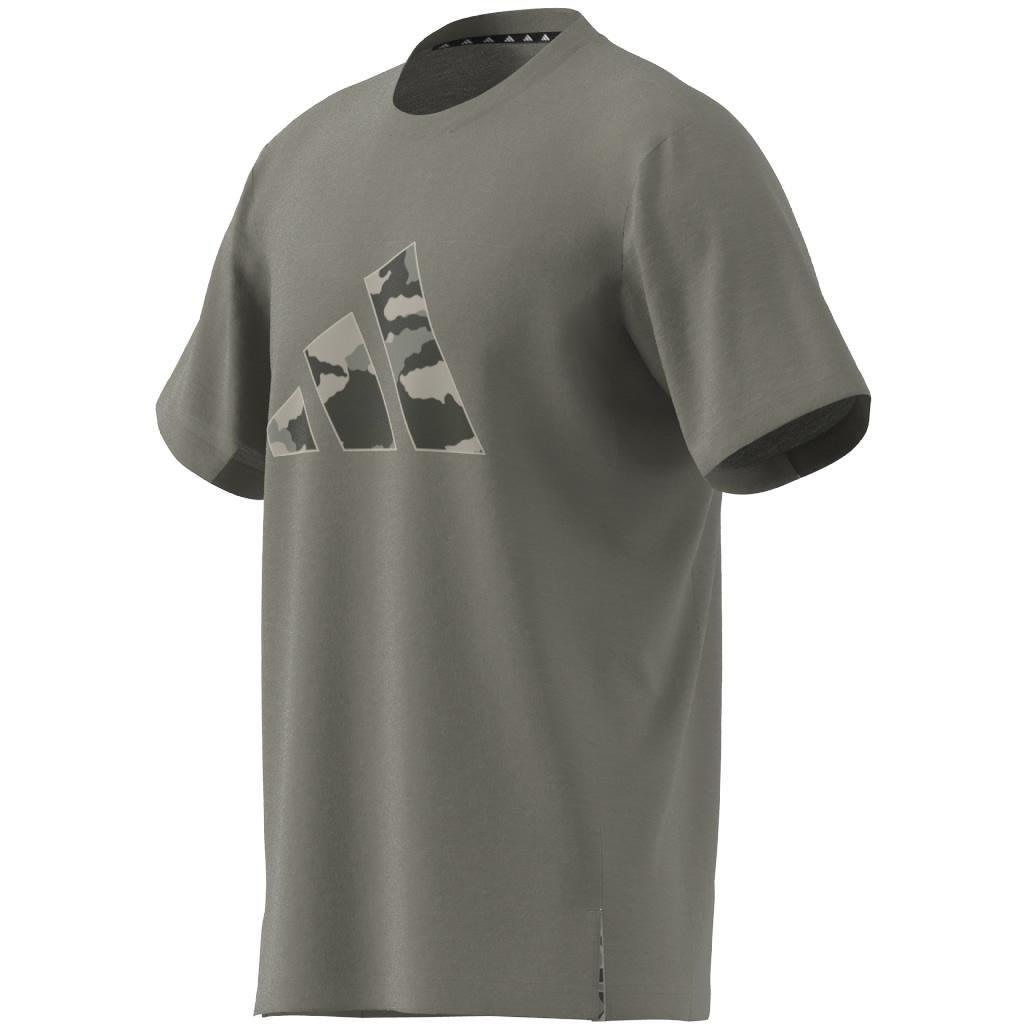 Train Essentials Camo Graphic Logo T-Shirt, Green, , large image number 10