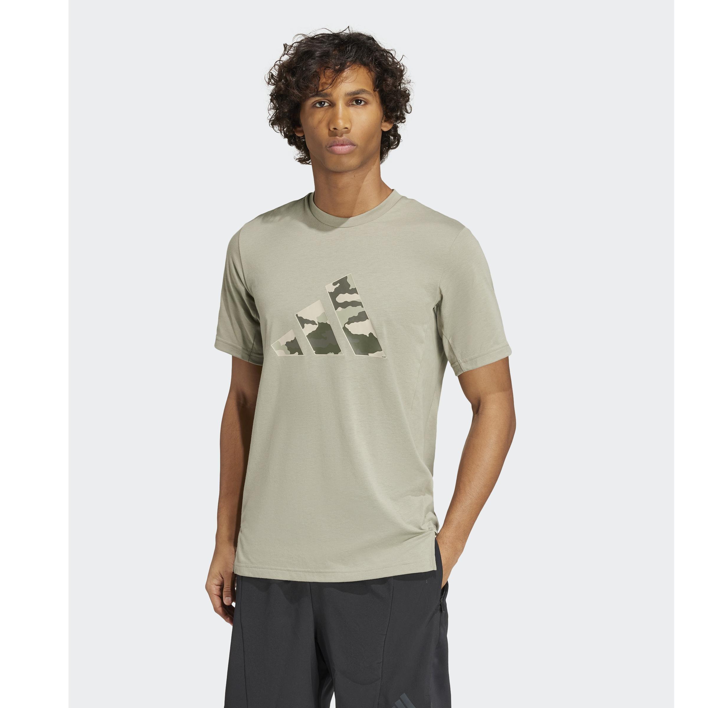 Train Essentials Camo Graphic Logo T-Shirt, Green, , large image number 14