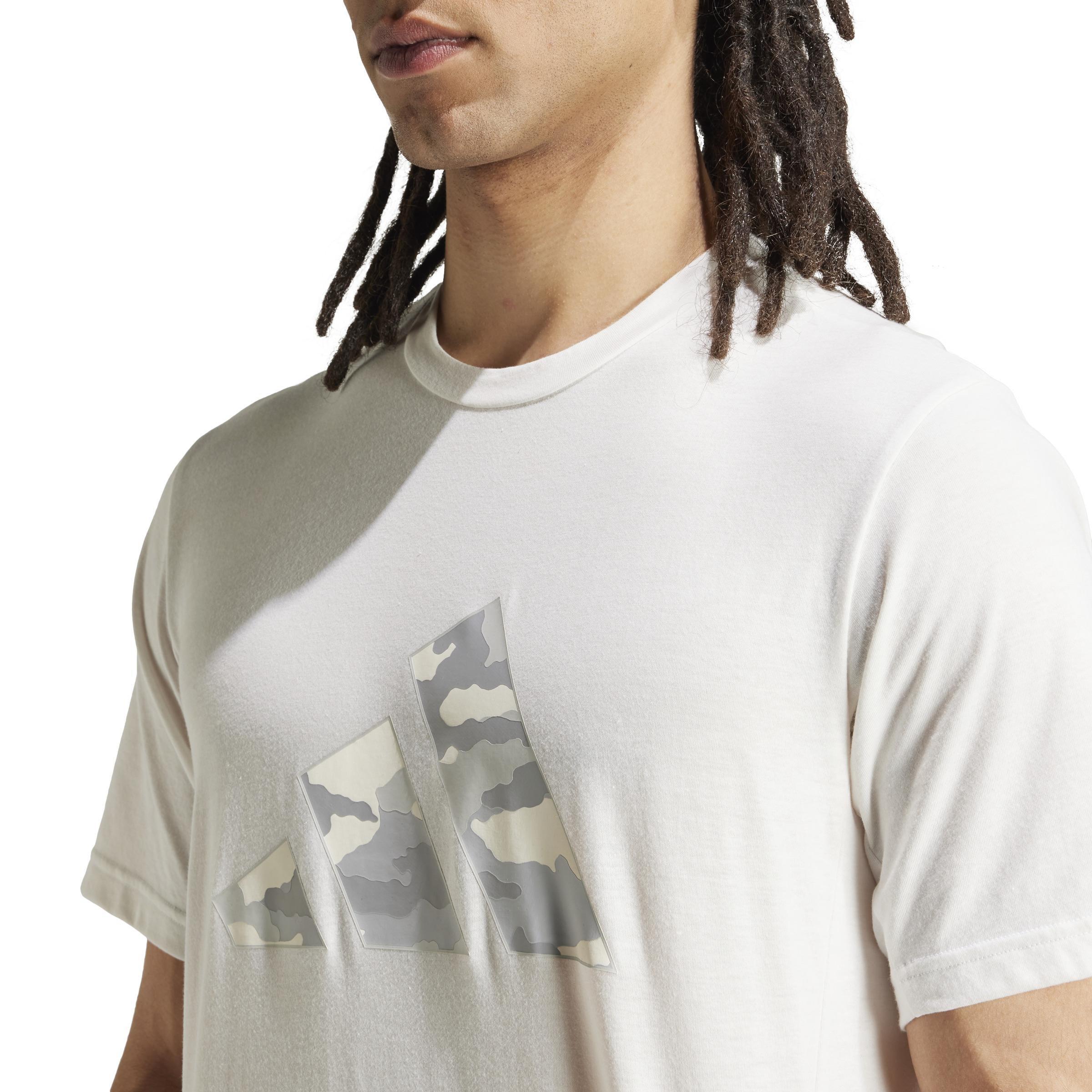 Train Essentials Camo Graphic Logo T-Shirt, Beige, A901_ONE, large image number 4