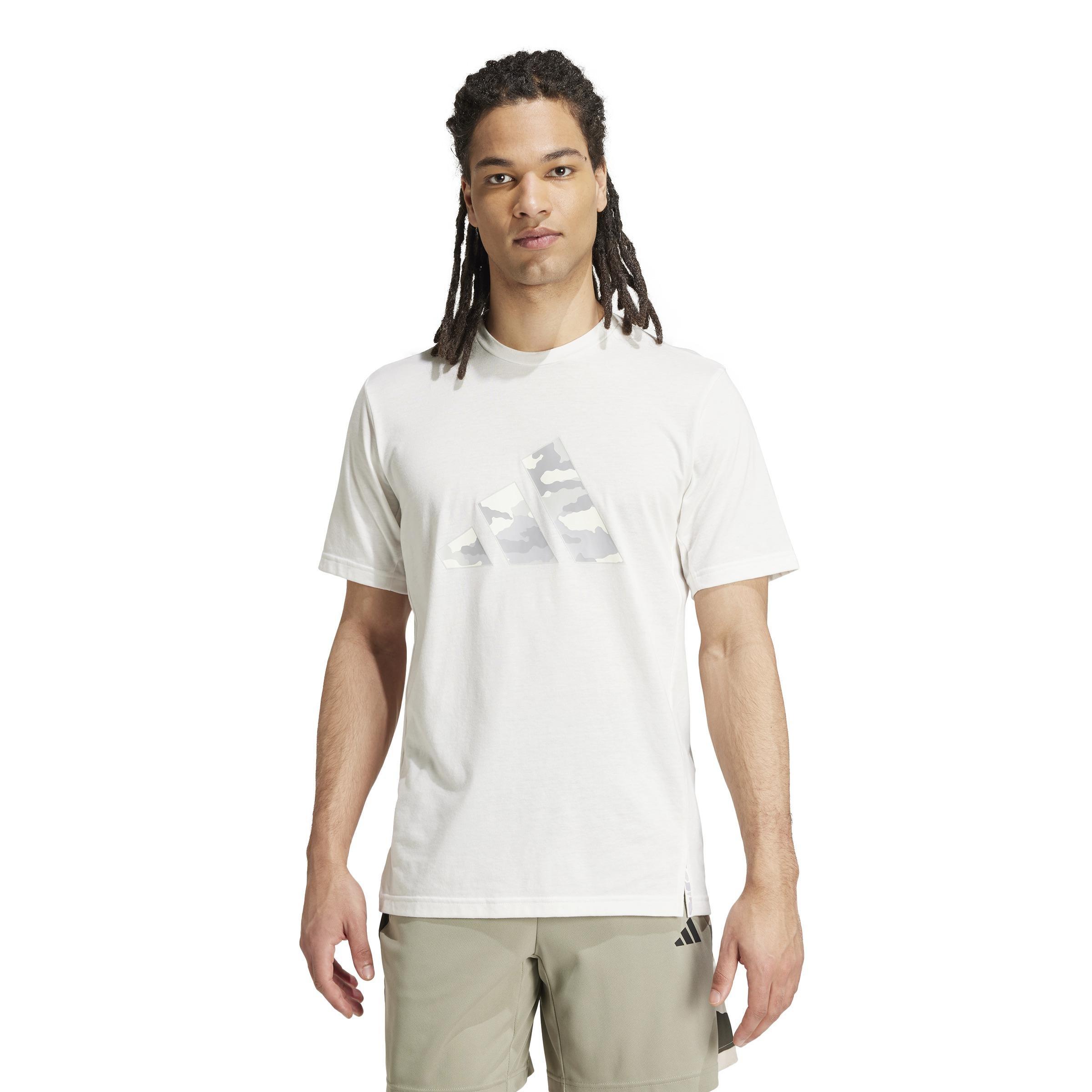 Train Essentials Camo Graphic Logo T-Shirt, Beige, A901_ONE, large image number 6