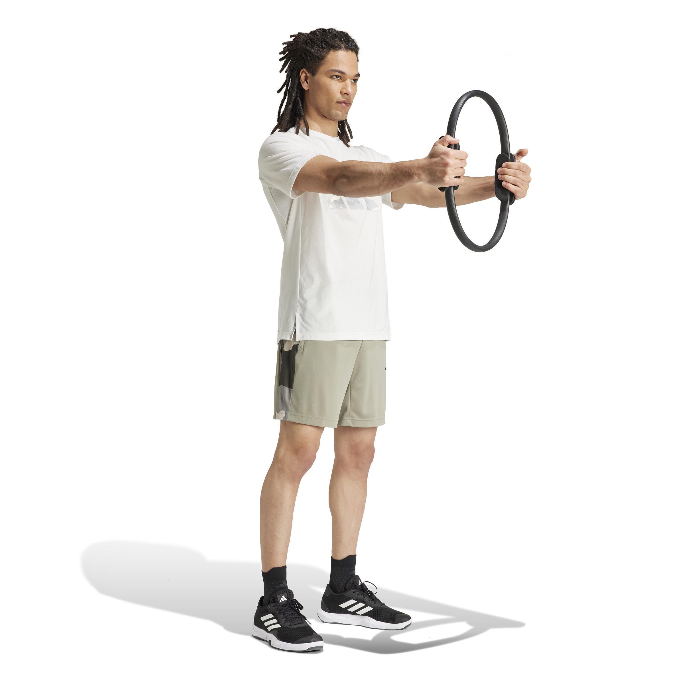 Train Essentials Camo Graphic Logo T-Shirt, Beige, A901_ONE, large image number 7