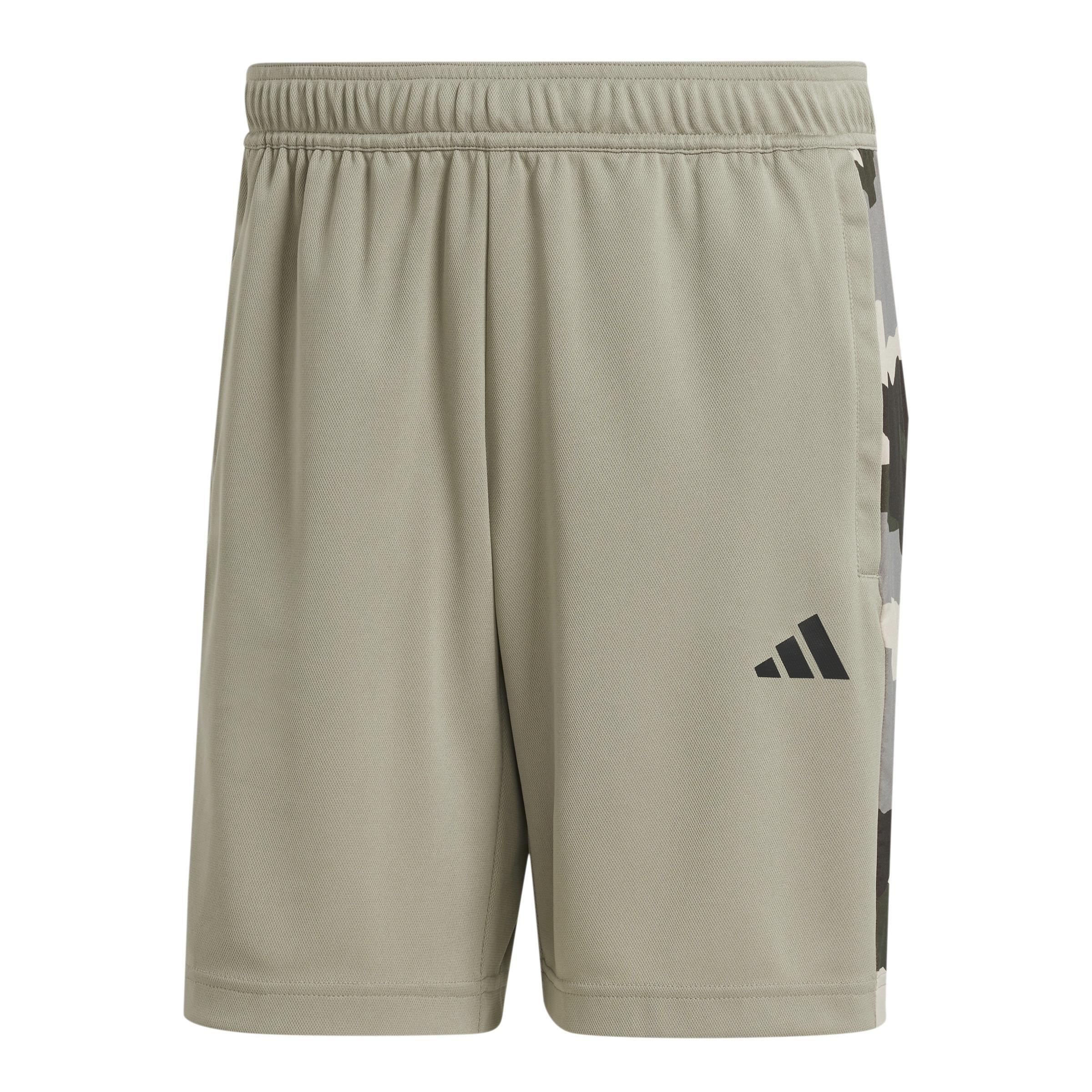 Train Essentials Camo Training Shorts, Green, , medium