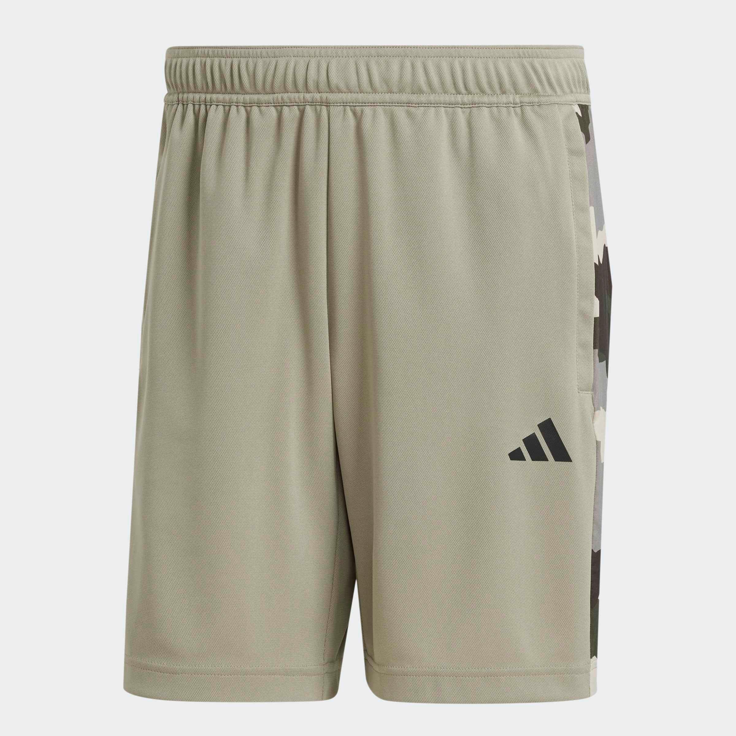 Train Essentials Camo Training Shorts, Green, A901_ONE, large image number 0