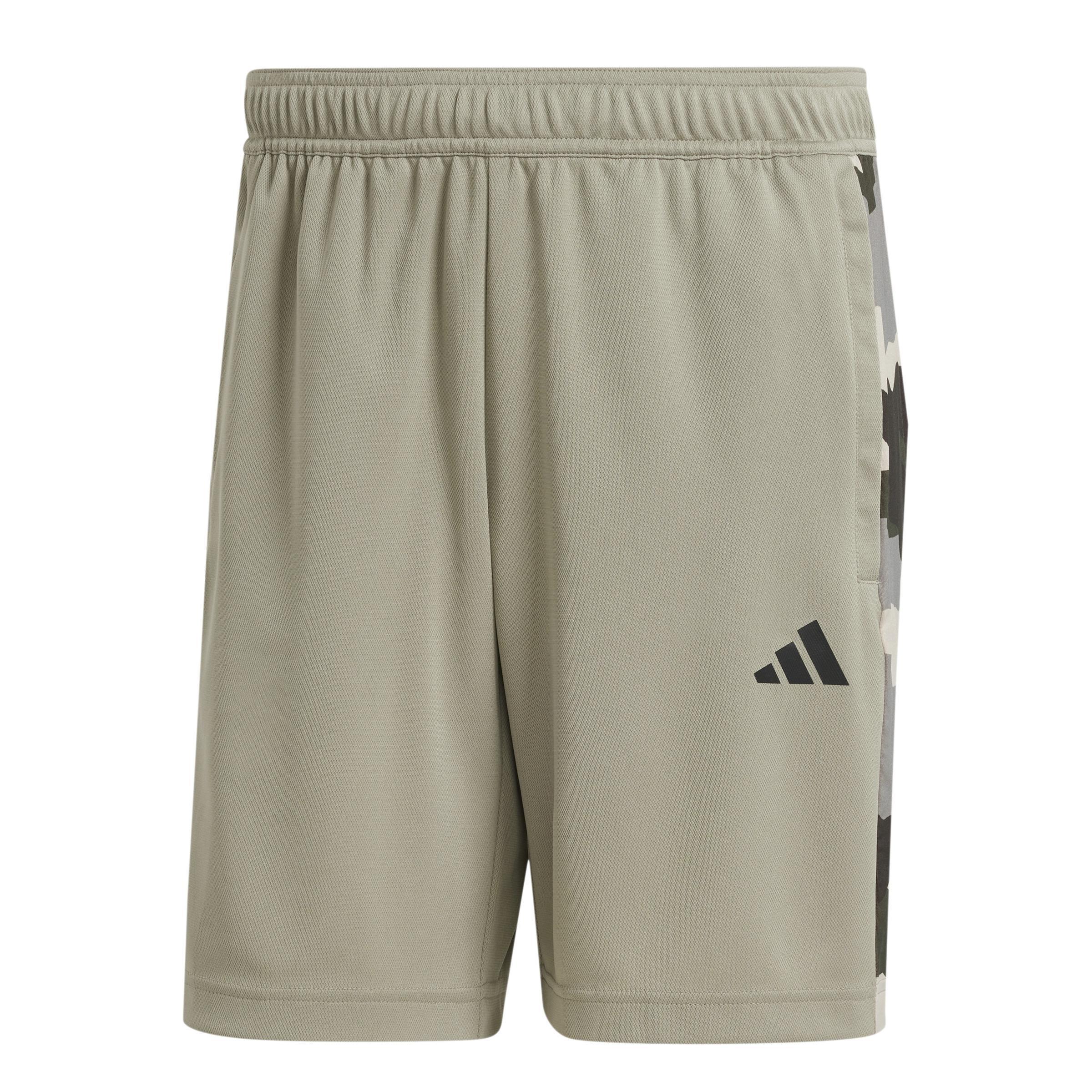 Train Essentials Camo Training Shorts, Green, , large image number 1
