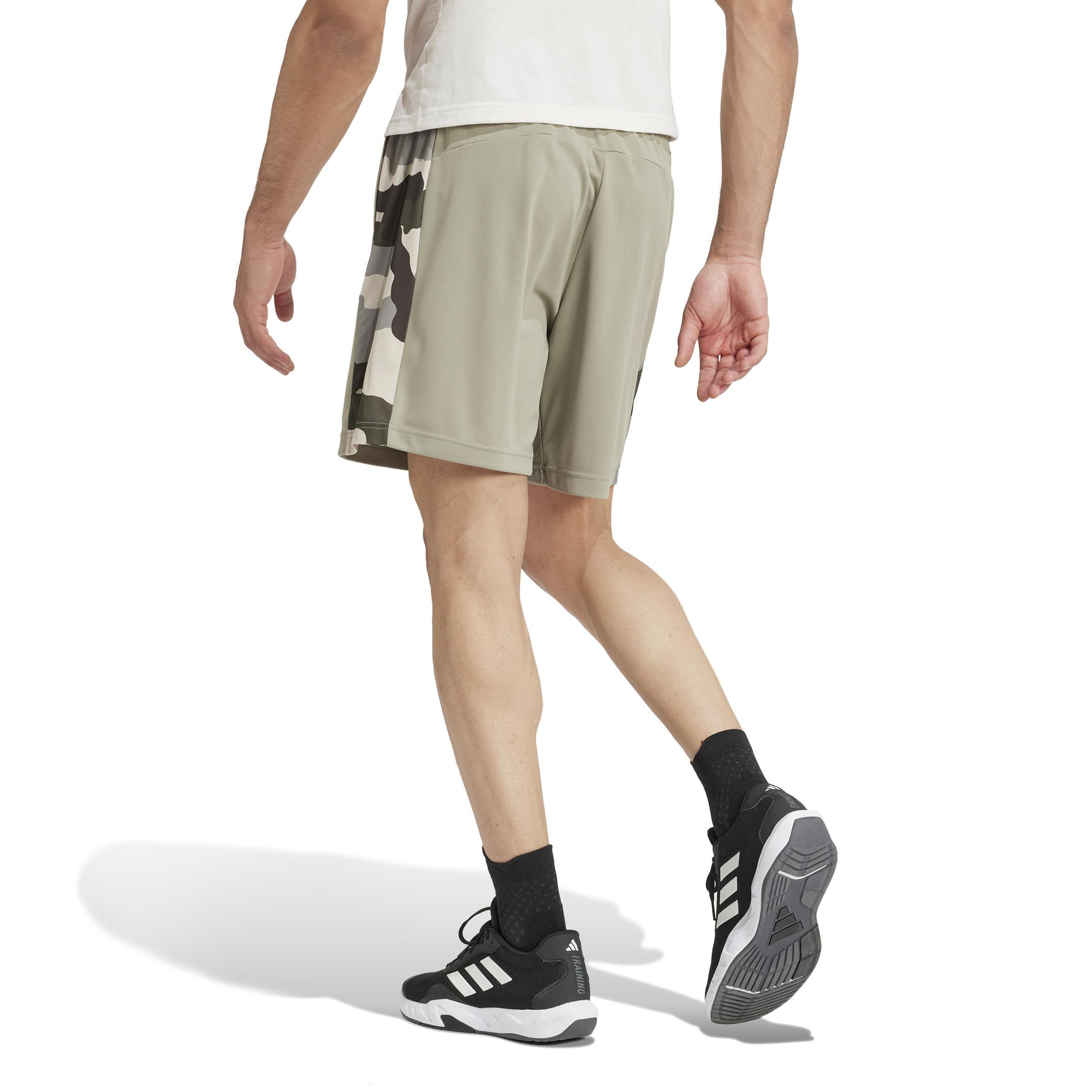 Train Essentials Camo Training Shorts, Green, , large image number 2