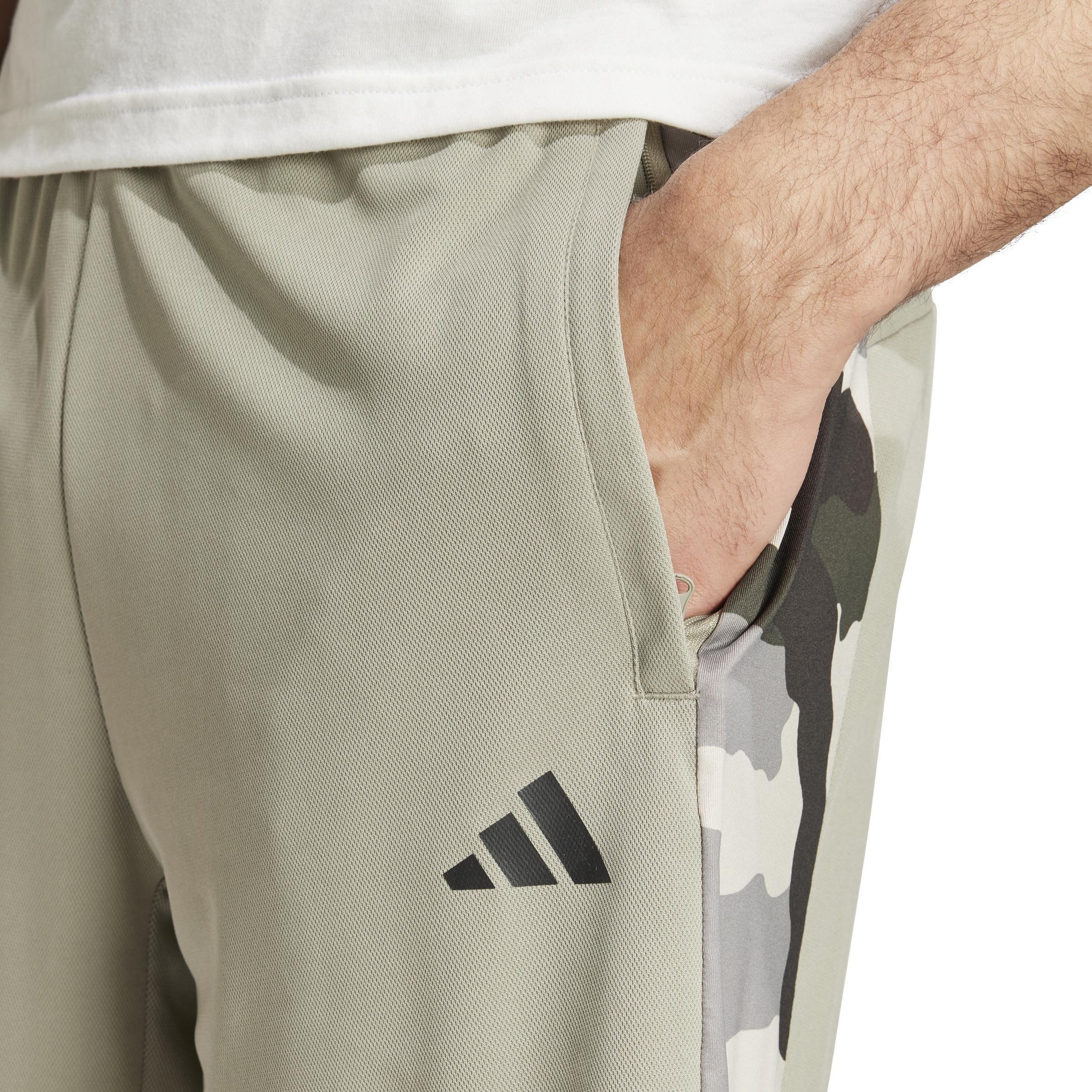 Train Essentials Camo Training Shorts, Green, , large image number 3