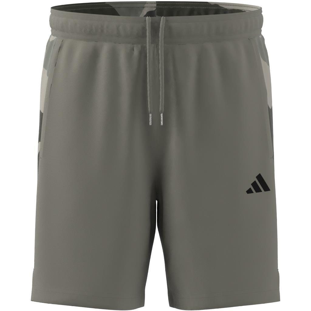 Train Essentials Camo Training Shorts, Green, A901_ONE, large image number 5