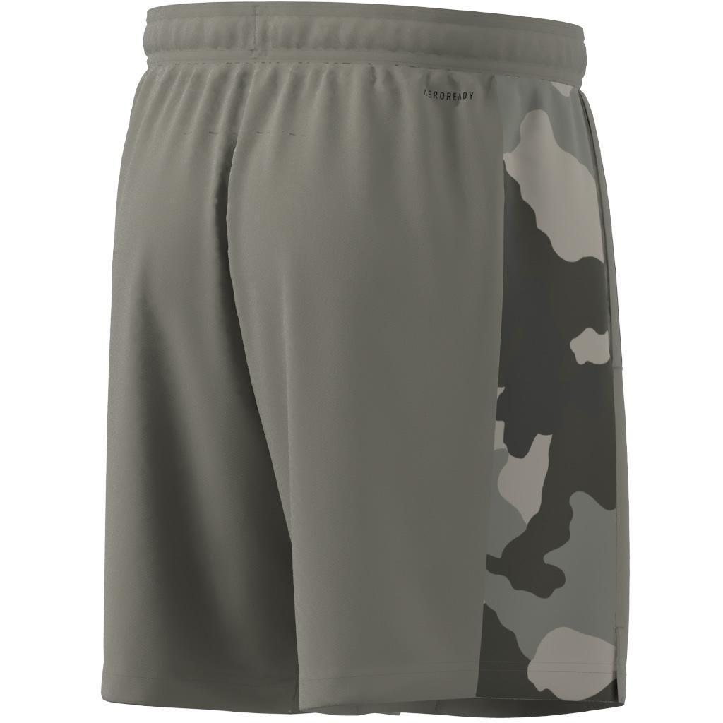 Train Essentials Camo Training Shorts, Green, A901_ONE, large image number 10