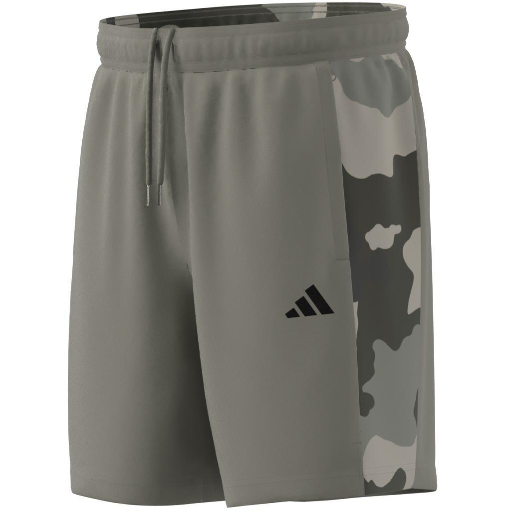 Train Essentials Camo Training Shorts, Green, A901_ONE, large image number 11