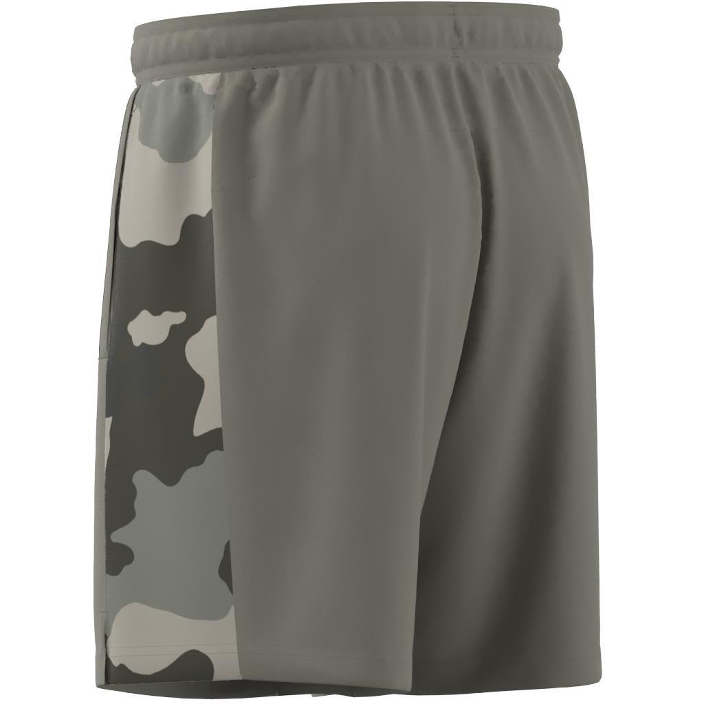 Train Essentials Camo Training Shorts, Green, A901_ONE, large image number 14