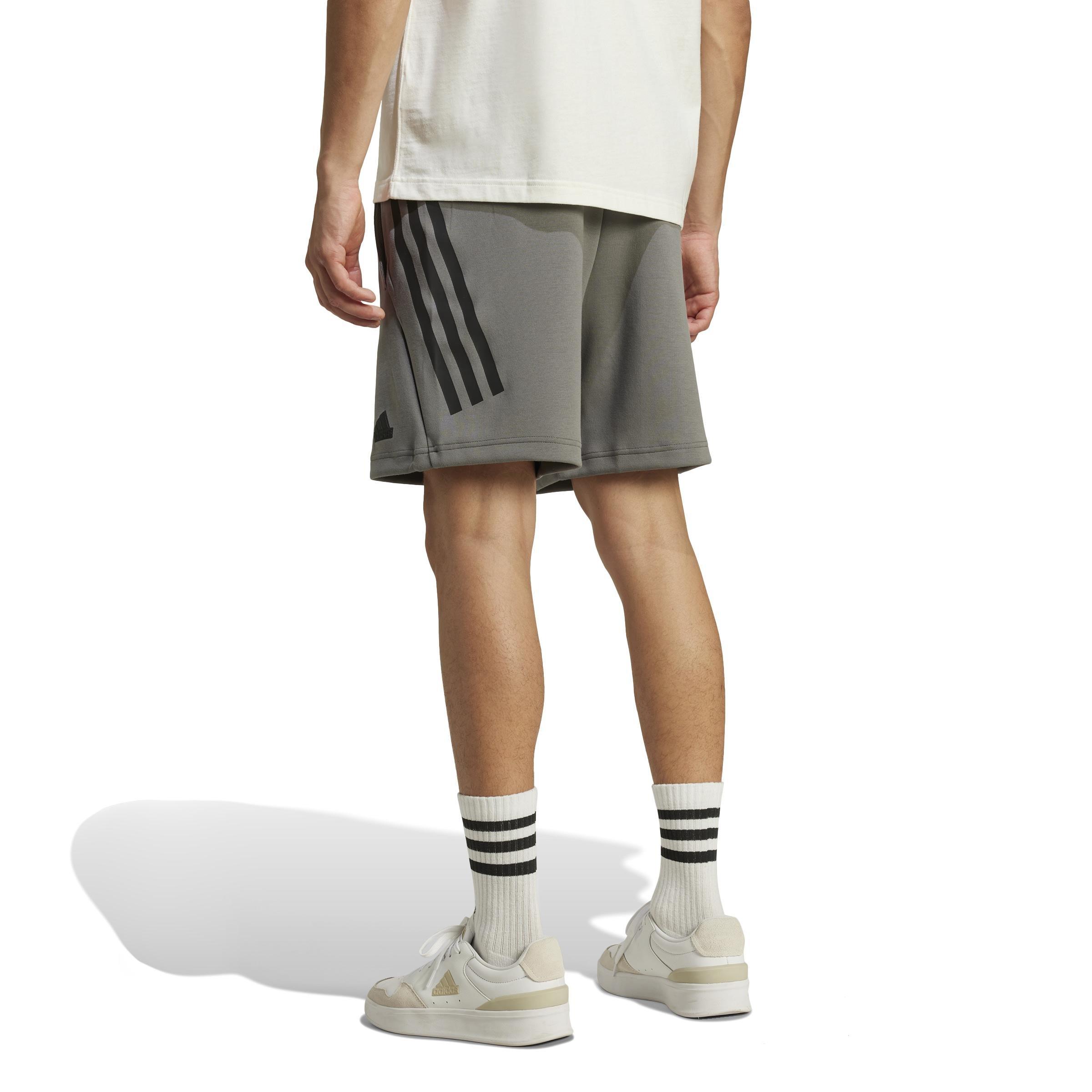 Future Icons 3-Stripes Shorts, Grey, A901_ONE, large image number 2