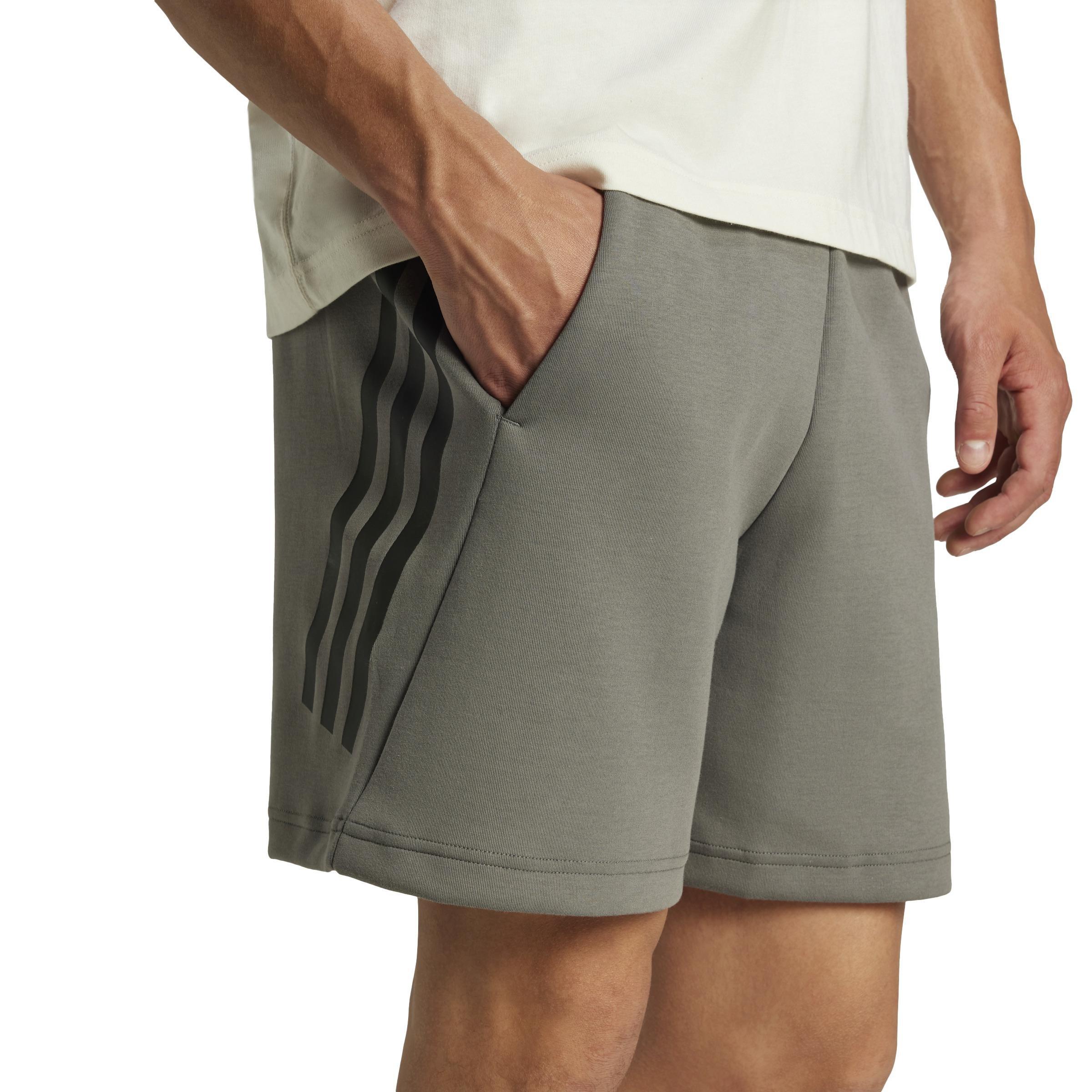 Future Icons 3-Stripes Shorts, Grey, A901_ONE, large image number 4