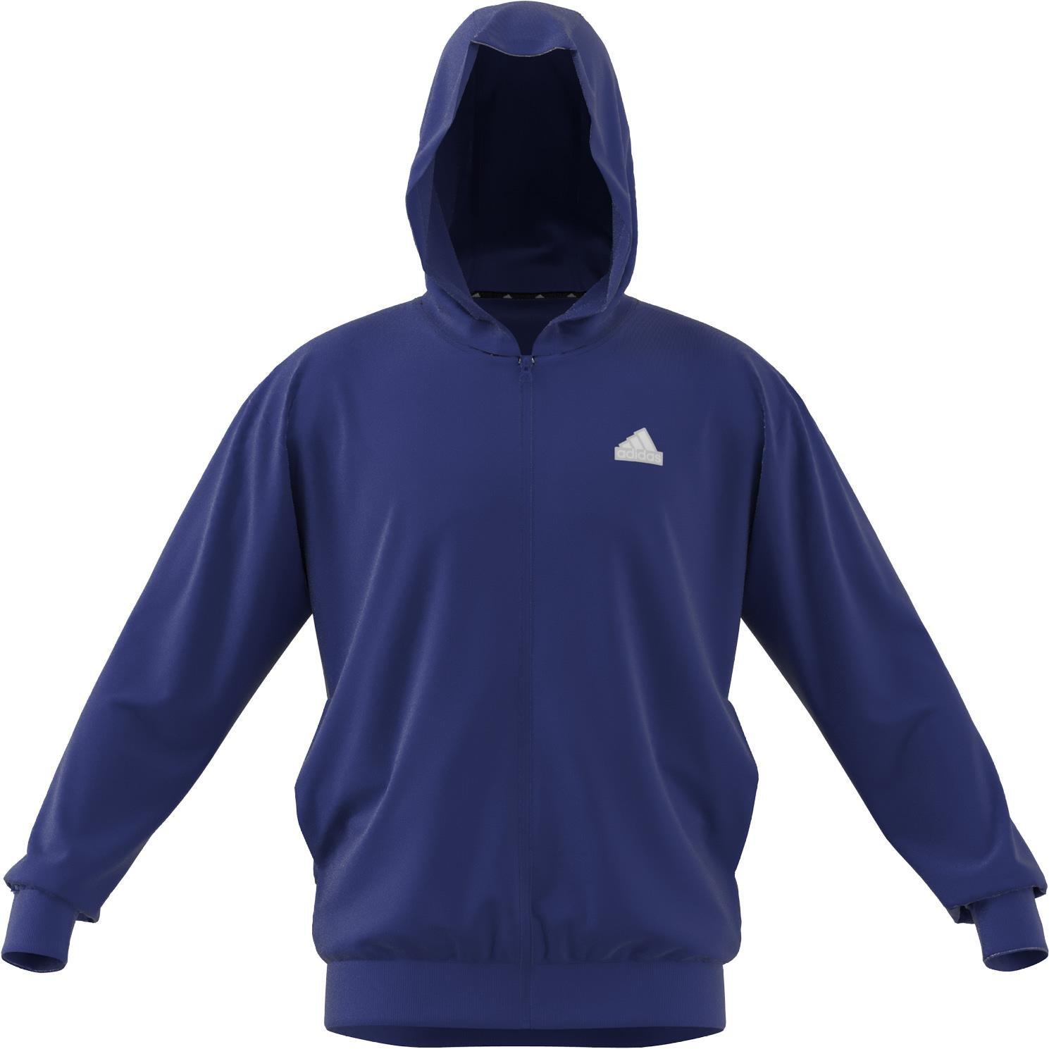 Future Icons Badge of Sport Full Zip Hoodie, Blue, , large image number 0