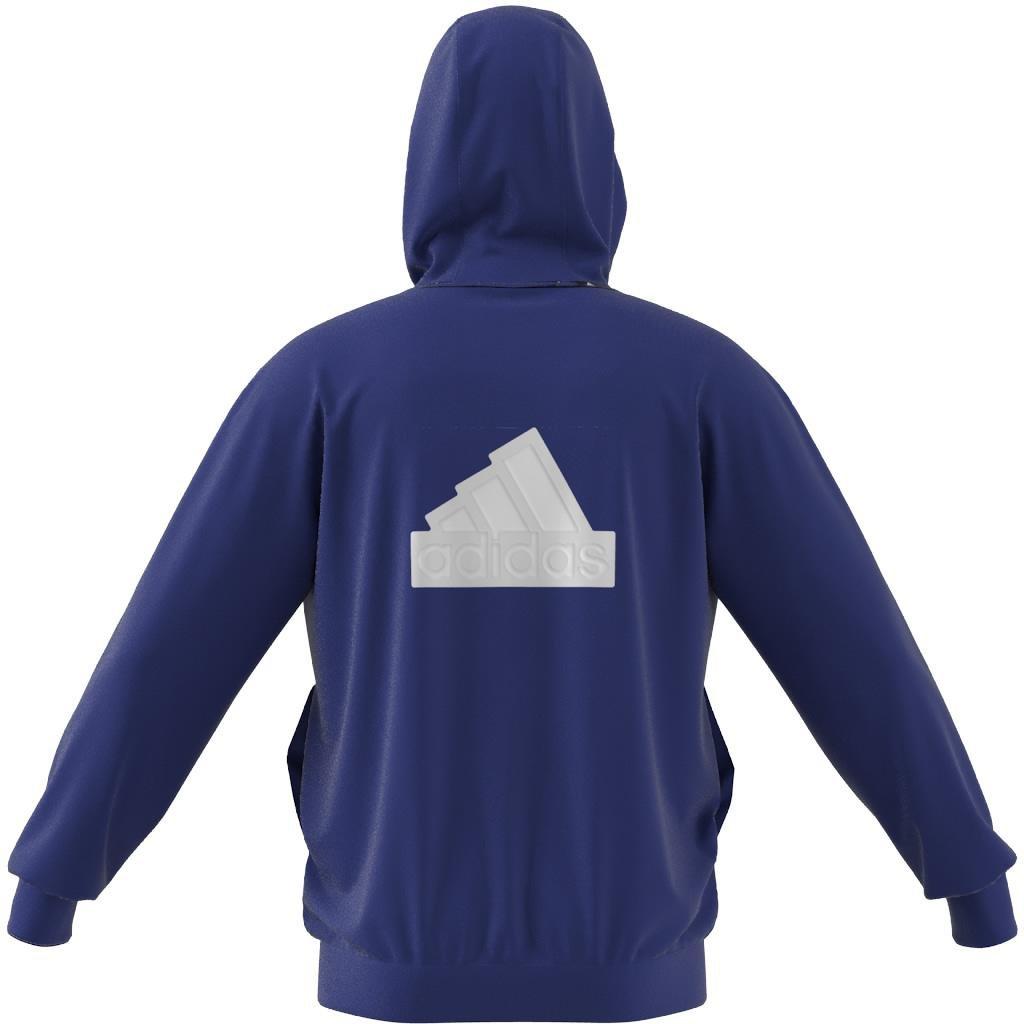 Future Icons Badge of Sport Full Zip Hoodie, Blue, , large image number 3